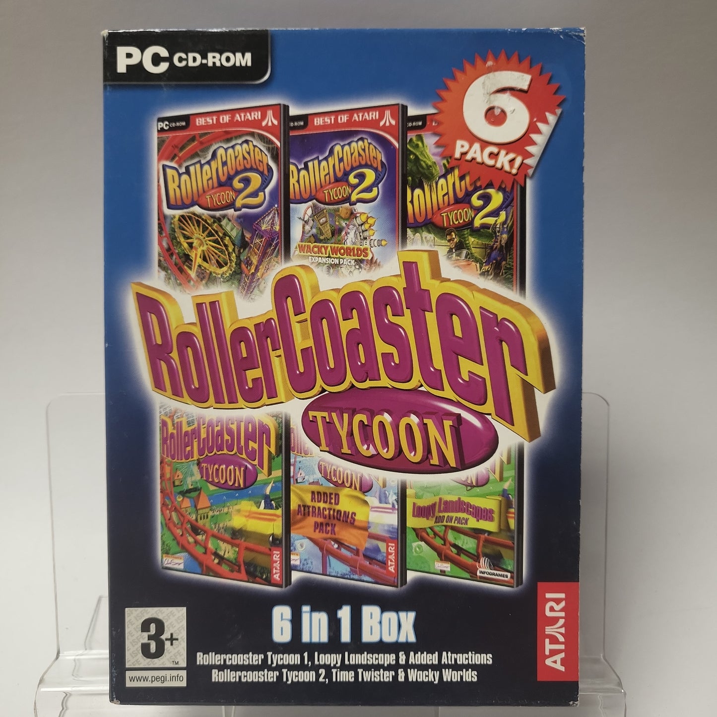 Rollercoaster Tycoon 6 in 1 Box PC