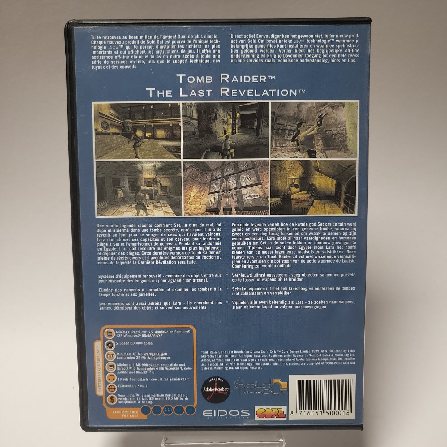 Tomb Raider the Last Revelation (No Book) PC