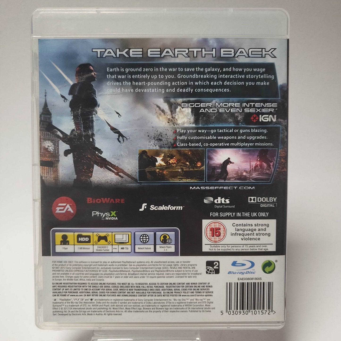 Mass Effect 3 (No Book) PlayStation 3 - Feniks Gameshop