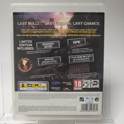 Metro Last Light Limited Edition Playstation 3 - Feniks Gameshop