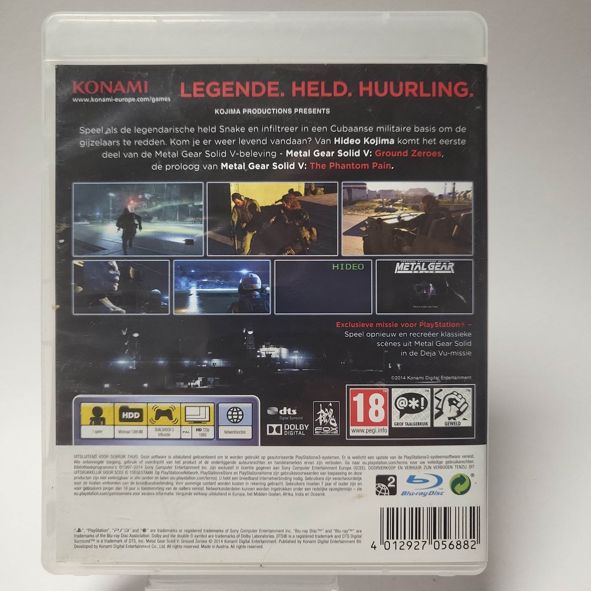 Metal Gear Solid V Ground Zeroes (No Book) PlayStation 3 - Feniks Gameshop