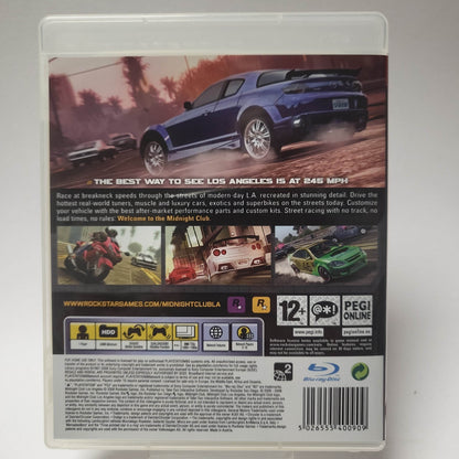 Midnight Club Los Angeles (No Book) PlayStation 3 - Feniks Gameshop