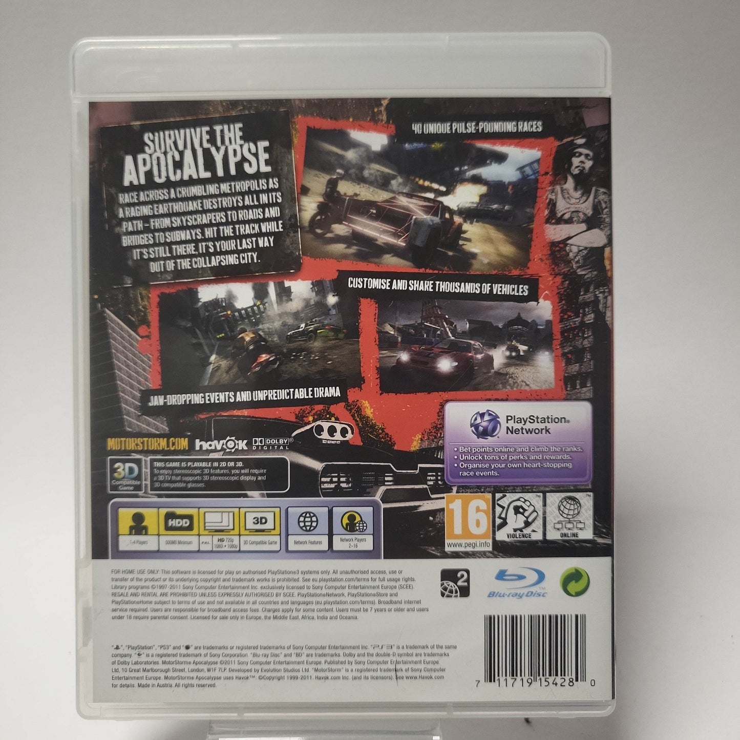 Motorstorm Apocalypse (No Book) PlayStation 3 - Feniks Gameshop