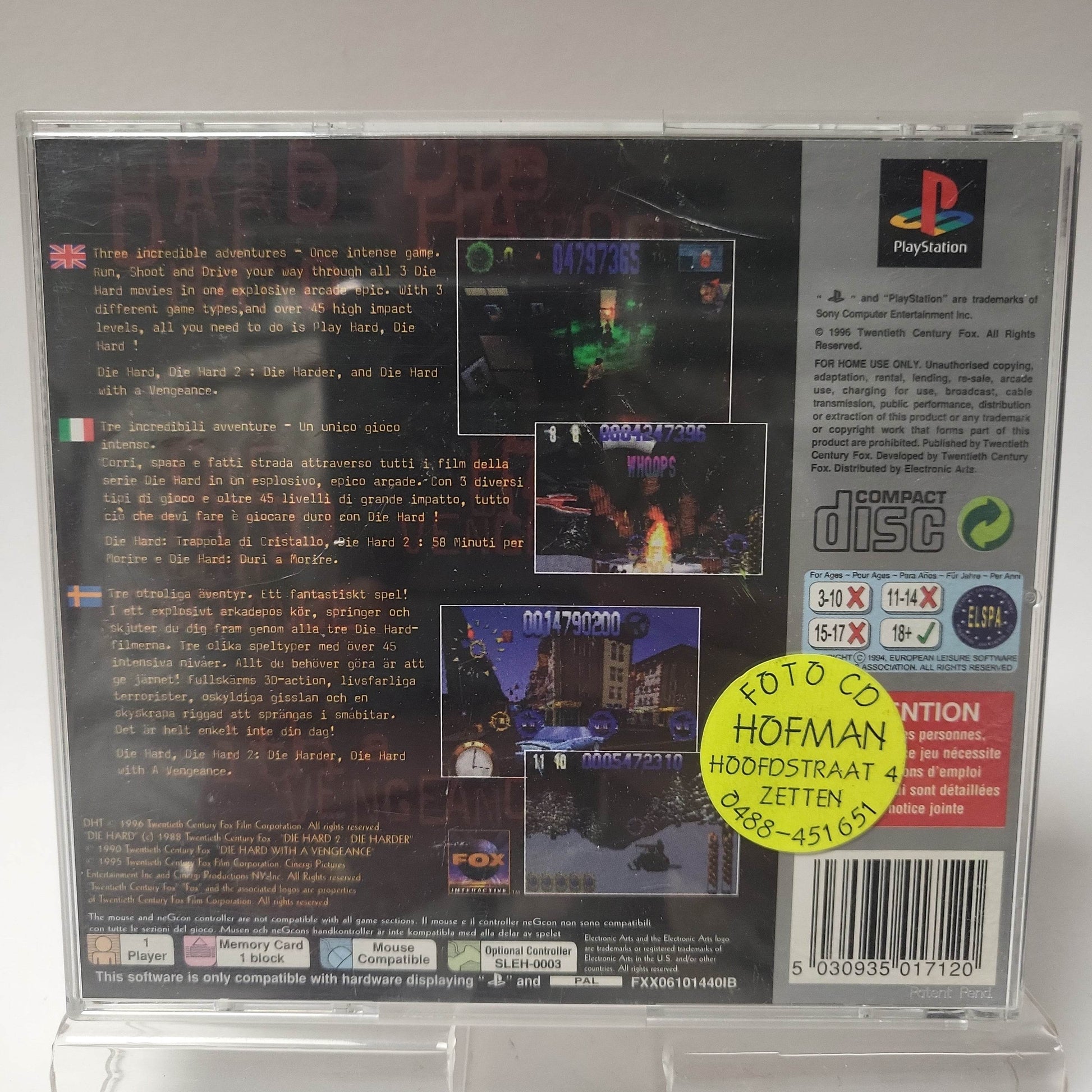 Die Hard Trilogy Platinum PlayStation 1 - Feniks Gameshop