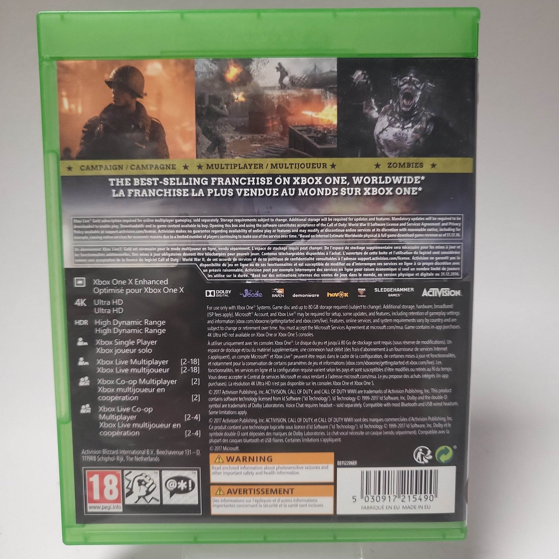 Call Of Duty WWII (No Book) Xbox One - Feniks Gameshop