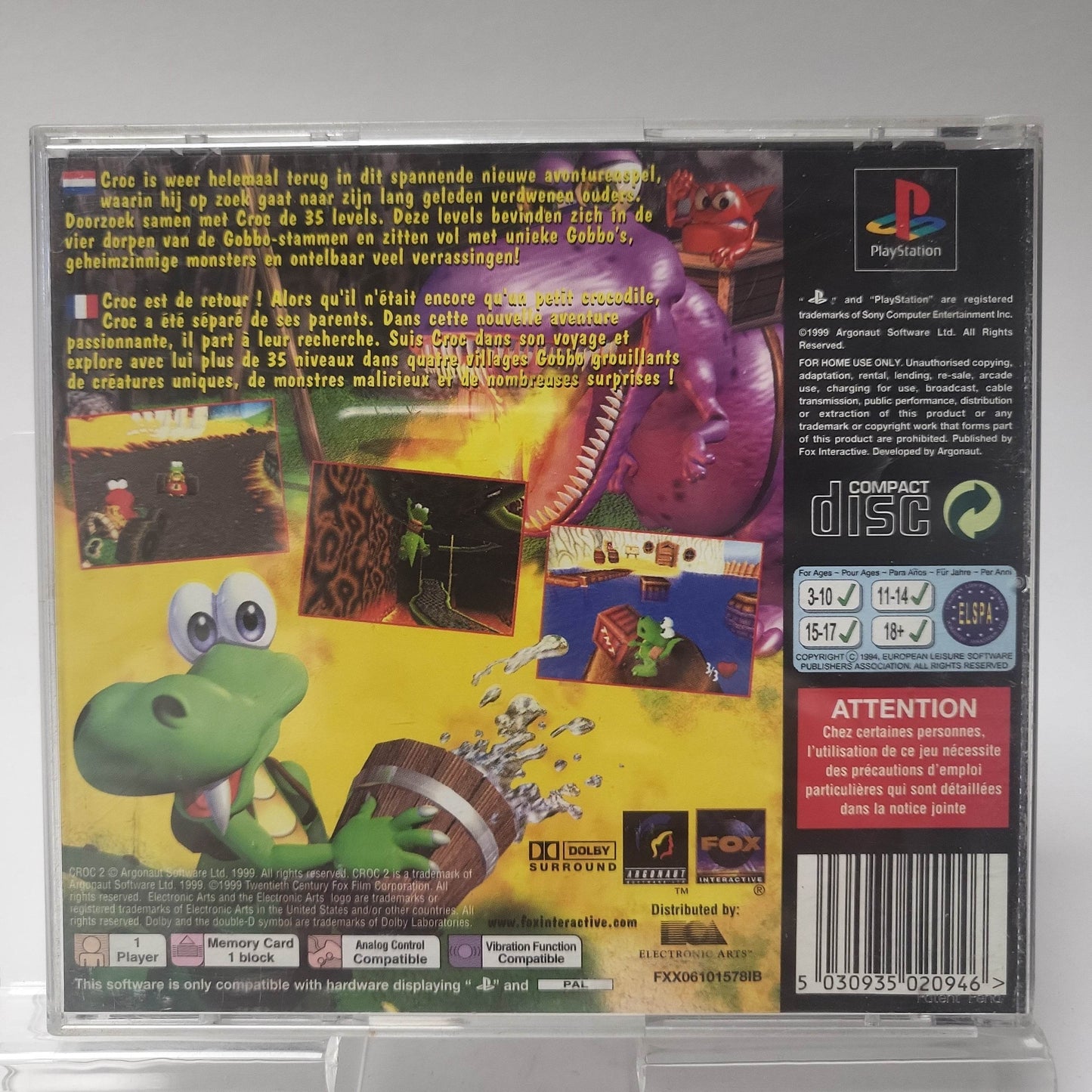 Croc 2 Playstation 1 - Feniks Gameshop