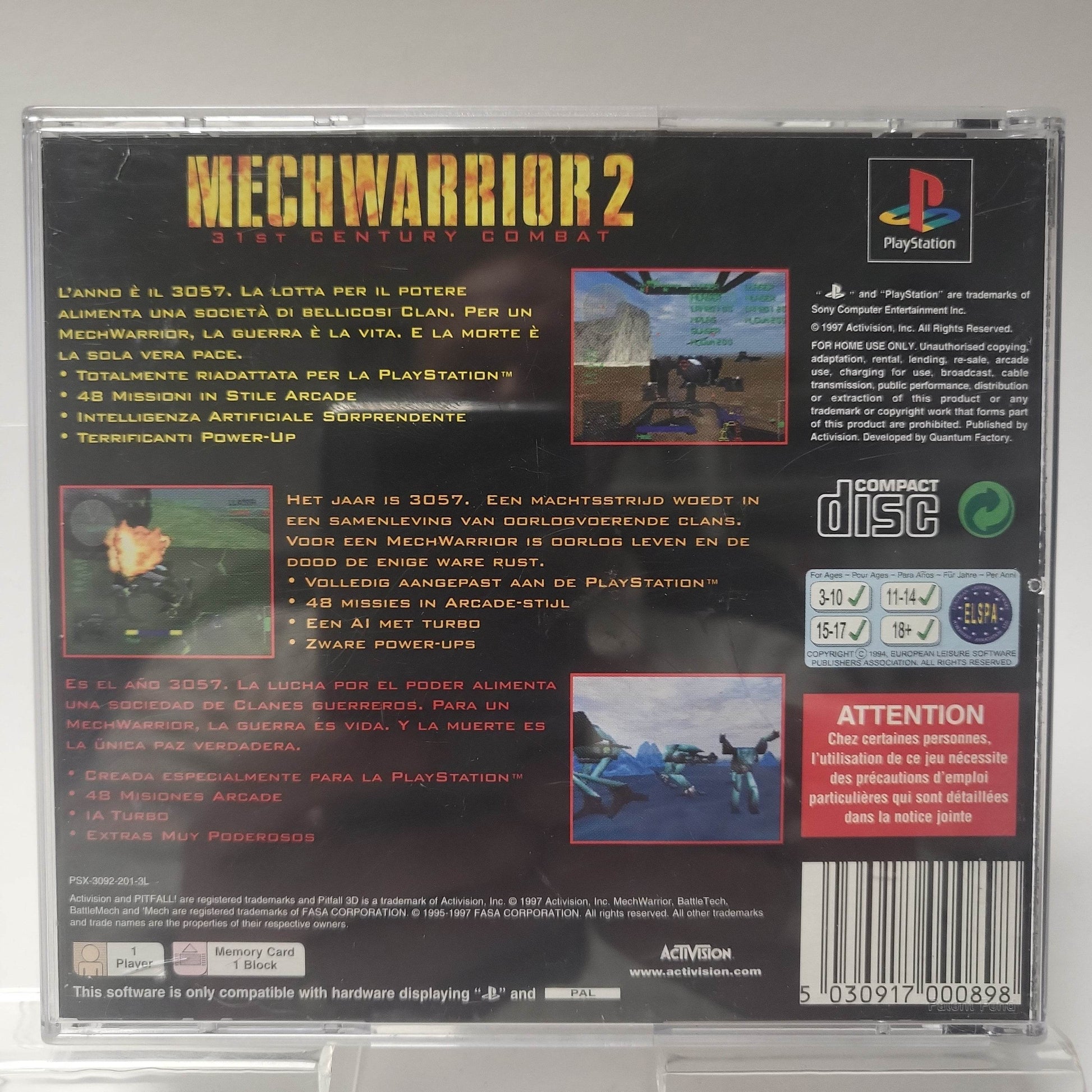 Mech Warrior 2 (31st Century Combat Playstation 1 - Feniks Gameshop