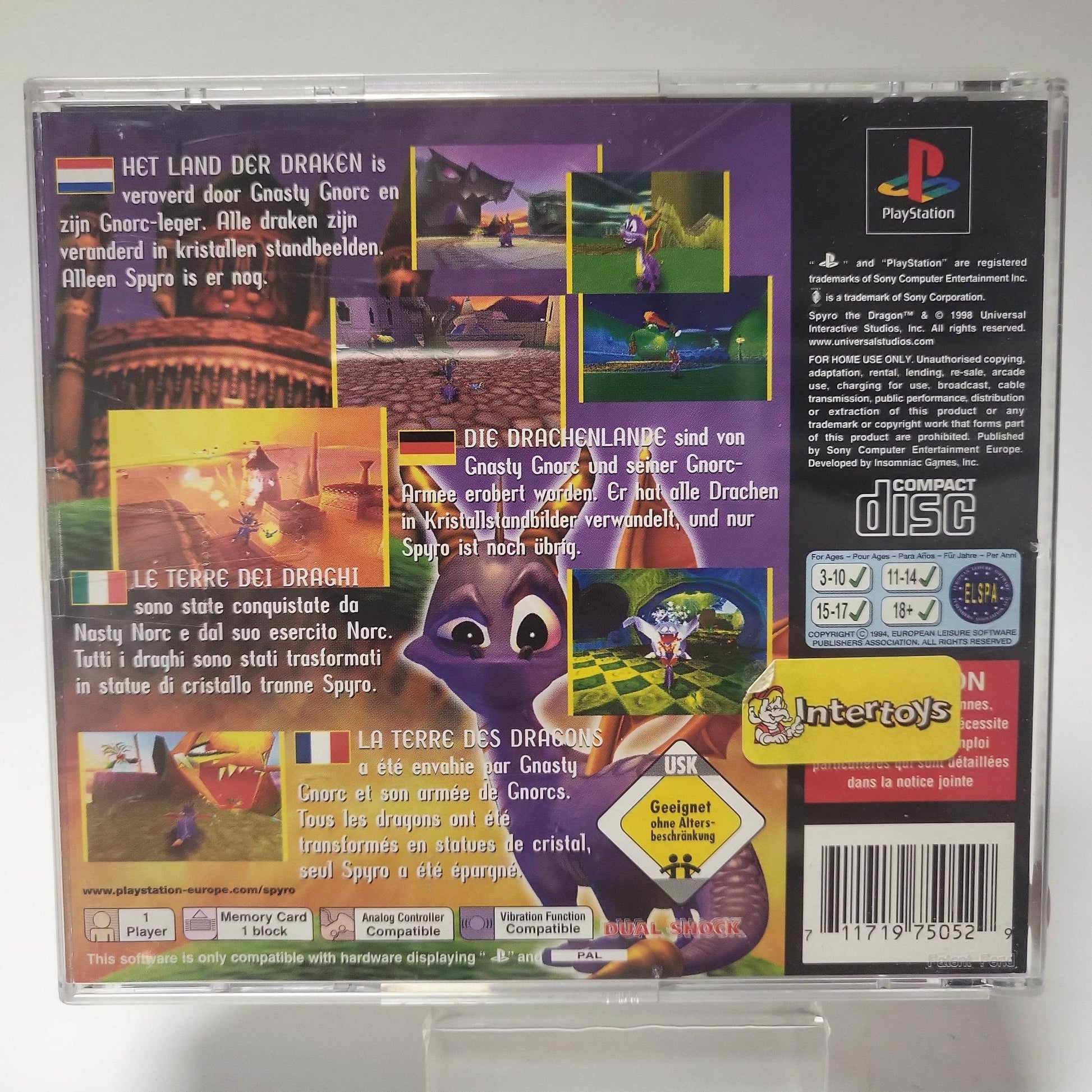 Spyro the Dragon (No Book) PlayStation 1 - Feniks Gameshop