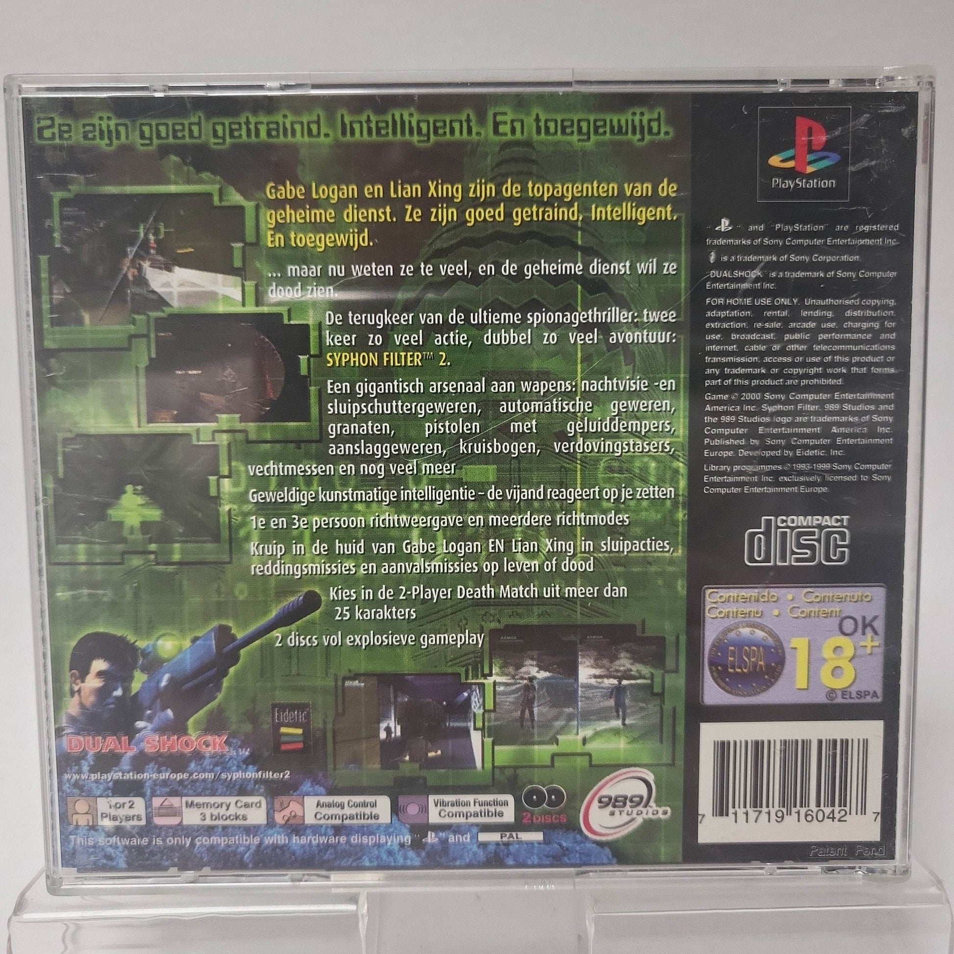Syphon Filter 2 Playstation 1 - Feniks Gameshop