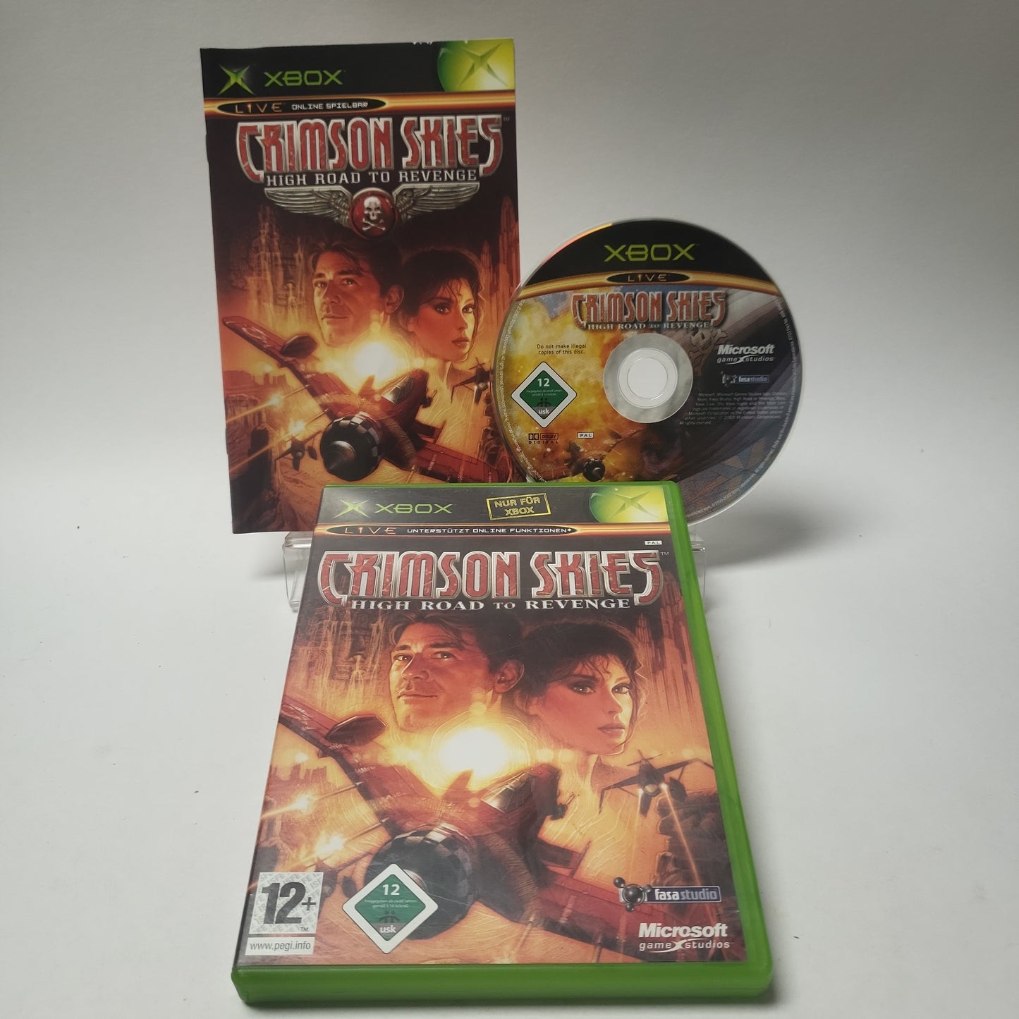 Crimson Skies High Road to Revenge Xbox Original