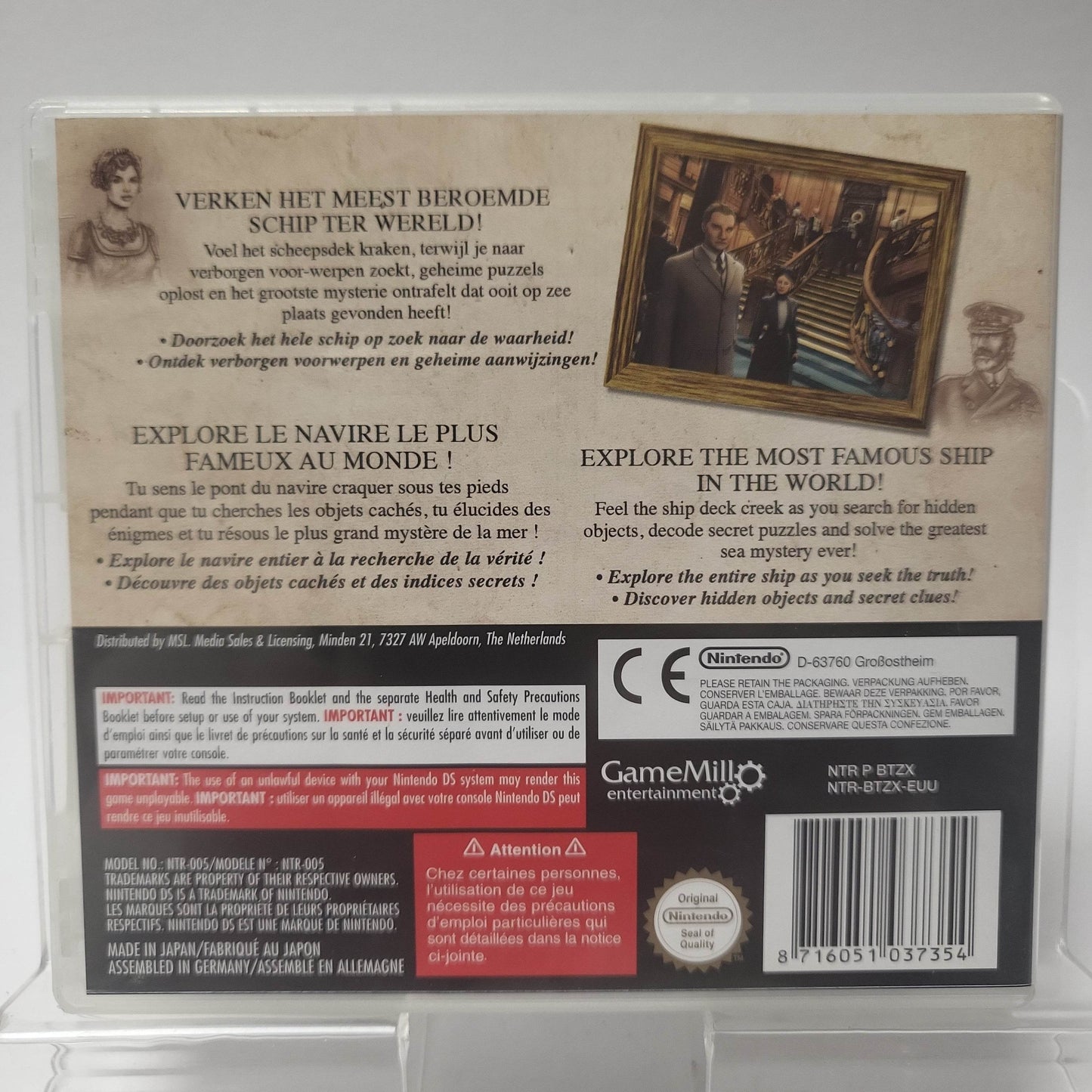 Titanic Secrets of the Fateful Voyage DS - Feniks Gameshop