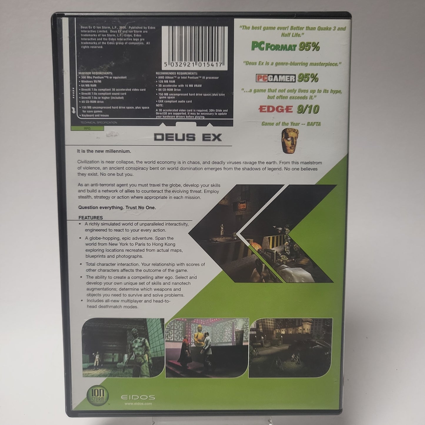Deus Ex "Premier" Collection (No Book) PC