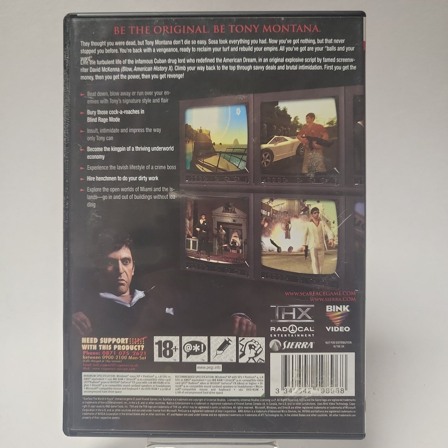 Scarface the World is Yours (No Book) PC