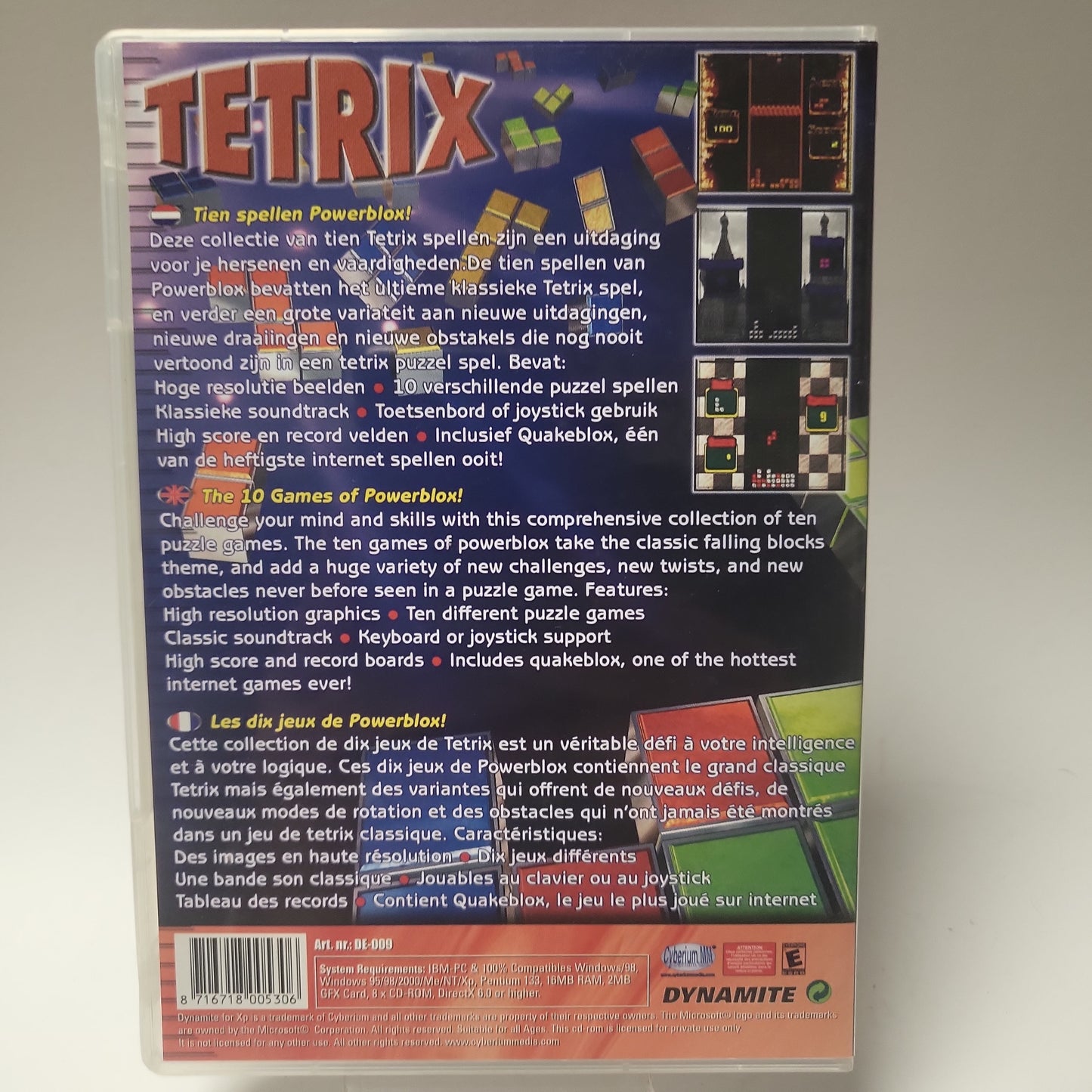 Tetris (No Book) PC