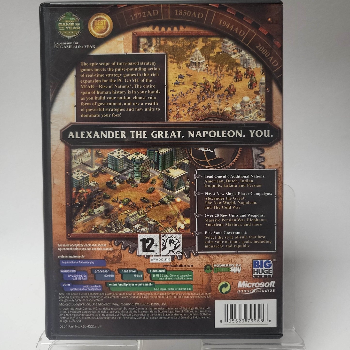 Rise of Nations Thrones & Patriots PC - Feniks Gameshop