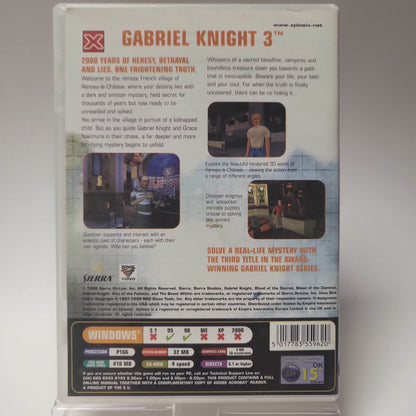 Gabriel Knights 3 (No Book) PC - Feniks Gameshop