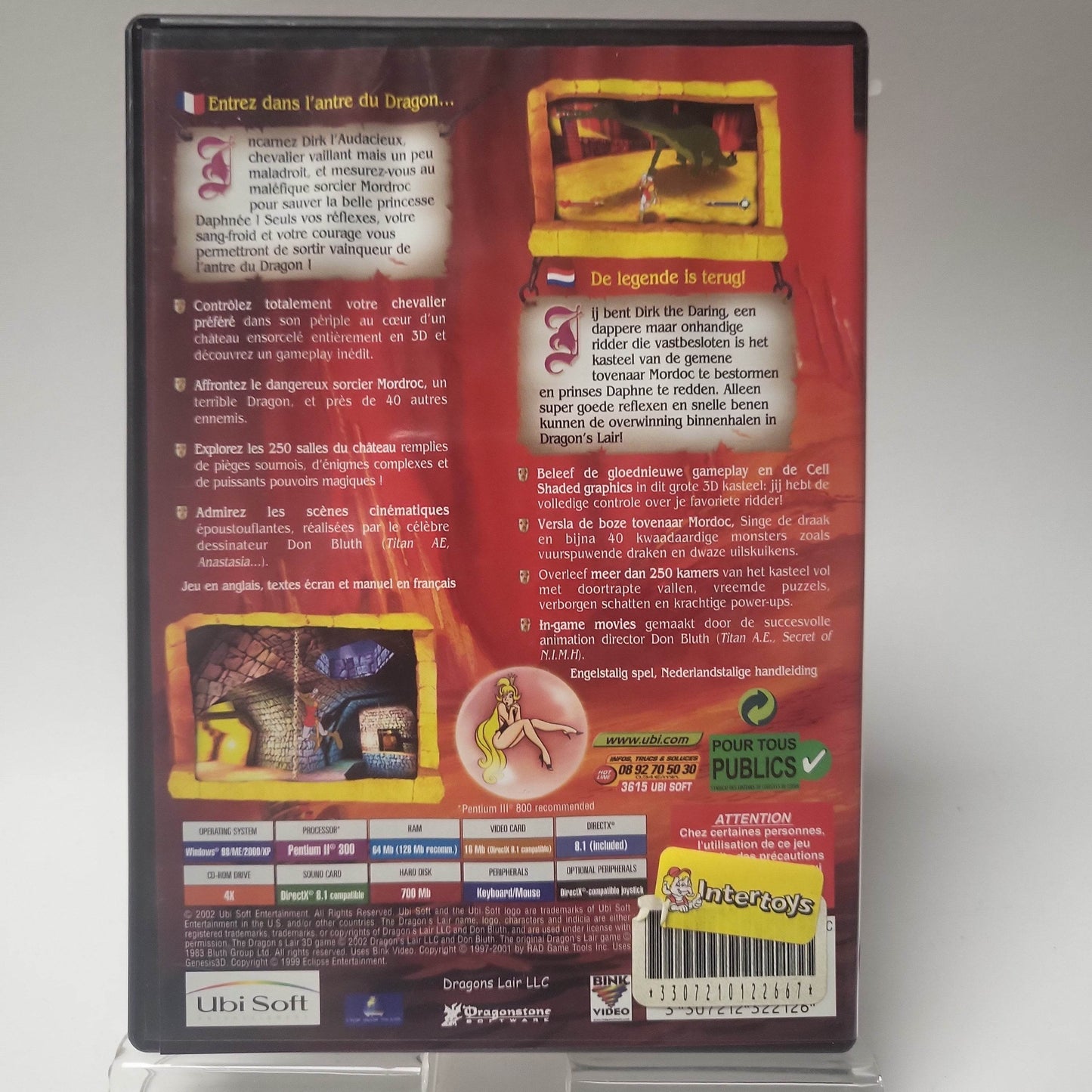Dragon's Lair 3D Return to the Lair (No Book) PC - Feniks Gameshop