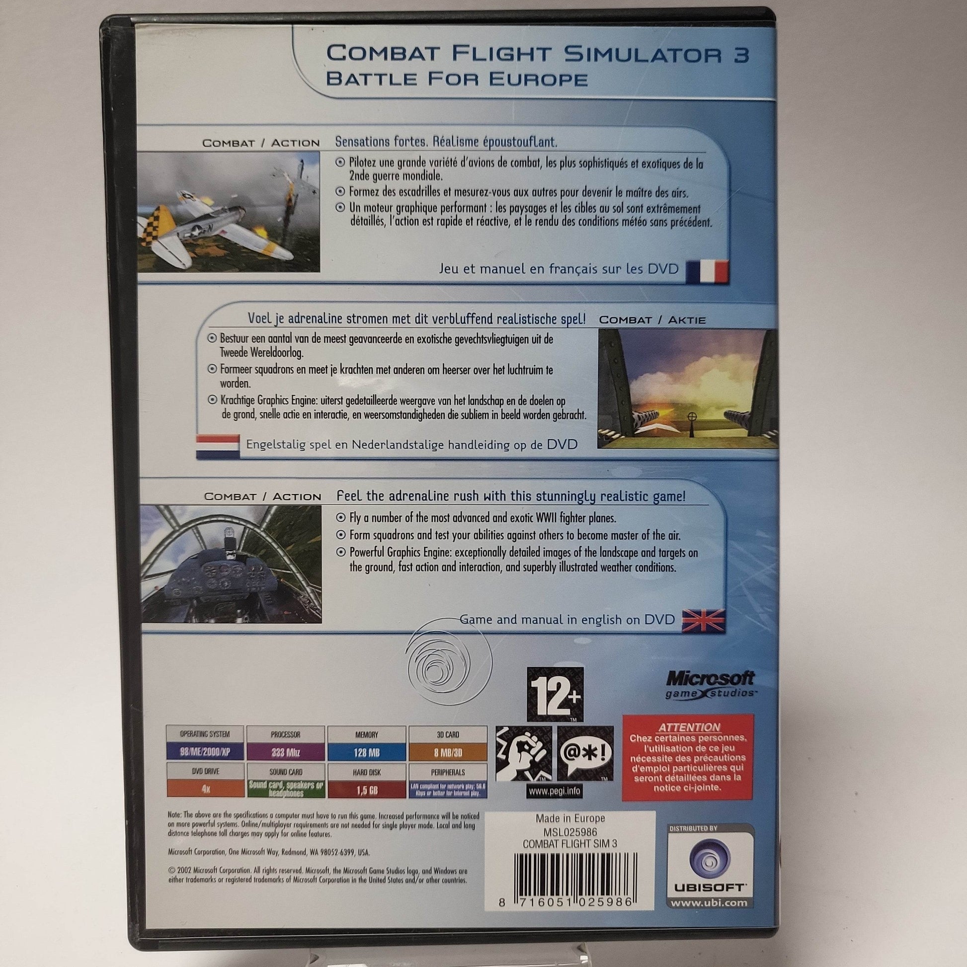 Combat Flight Simulator 3 Battle for Europe (No Book) PC - Feniks Gameshop
