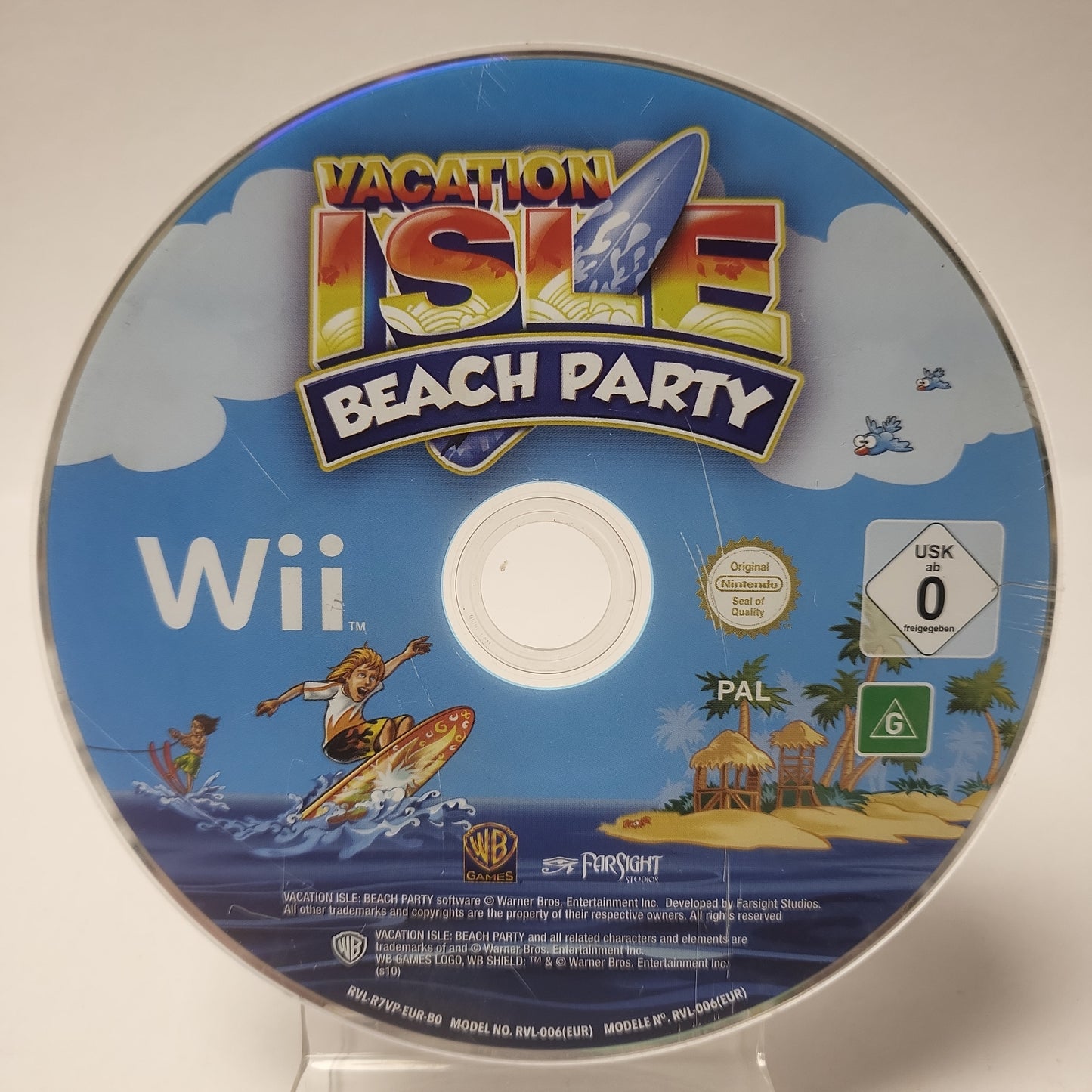 Vacation Isle Beach Party (Disc Only) Nintendo Wii