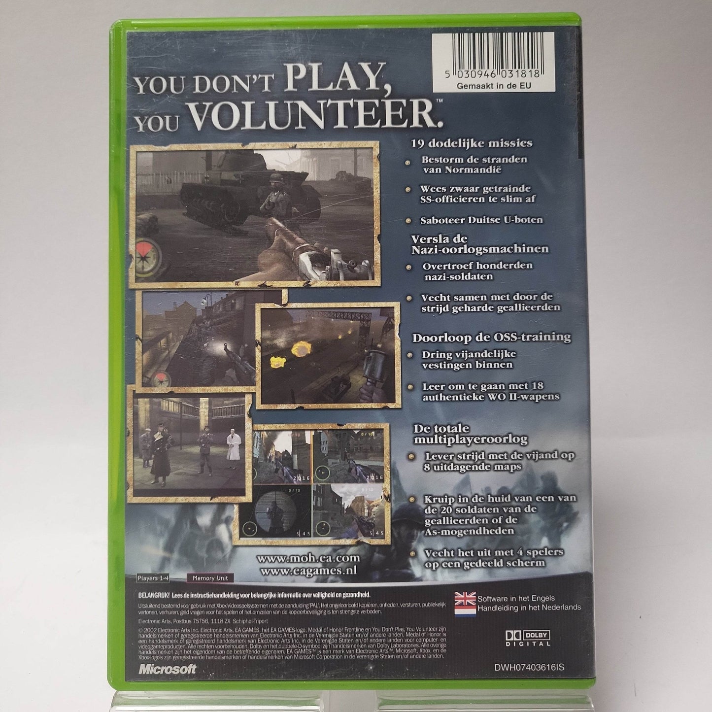 Medal of Honor Frontline Xbox Original - Feniks Gameshop