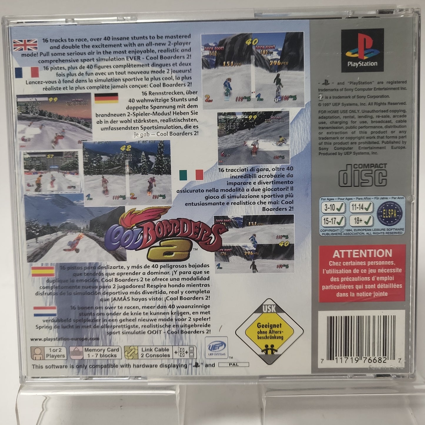 Cool Boarders 2 Platinum Playstation 1