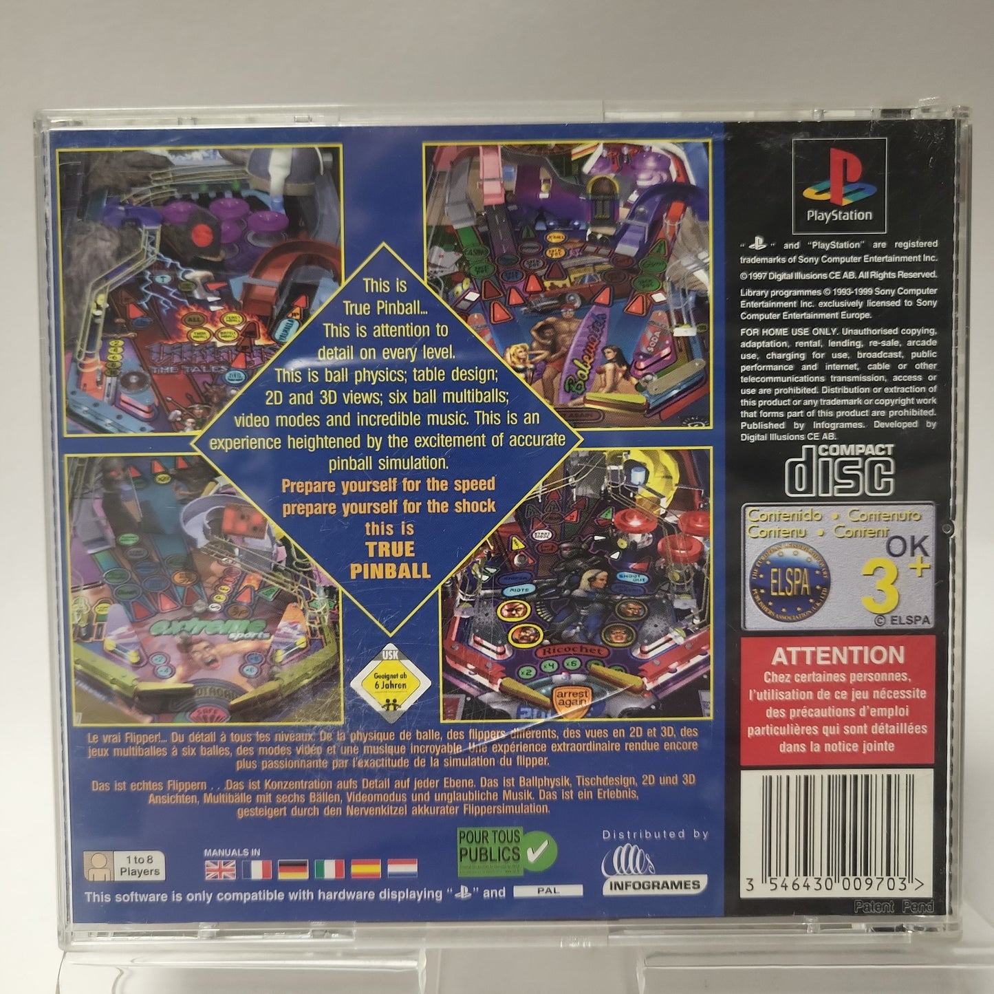 True Pinball Value Series Playstation 1