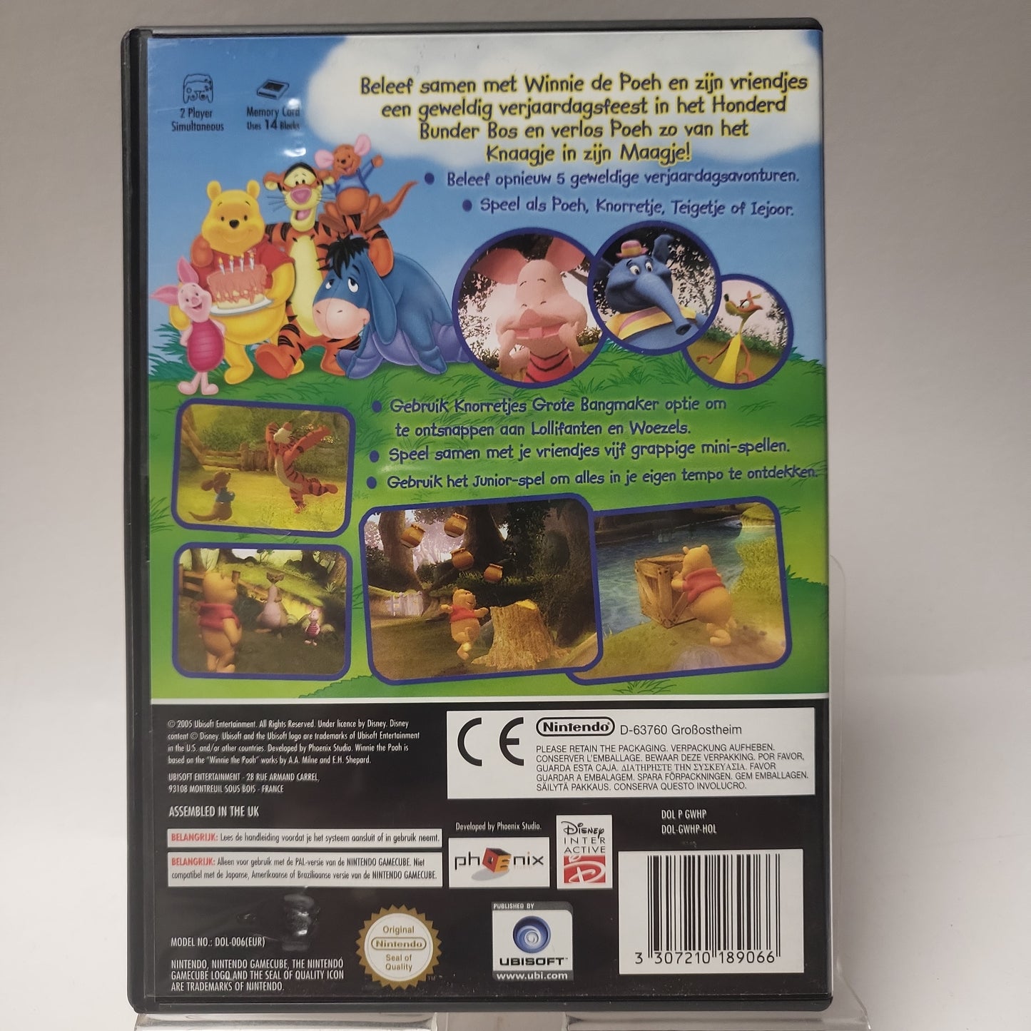 Winnie the Pooh und der Gnaw in seinem Maagje Gamecube