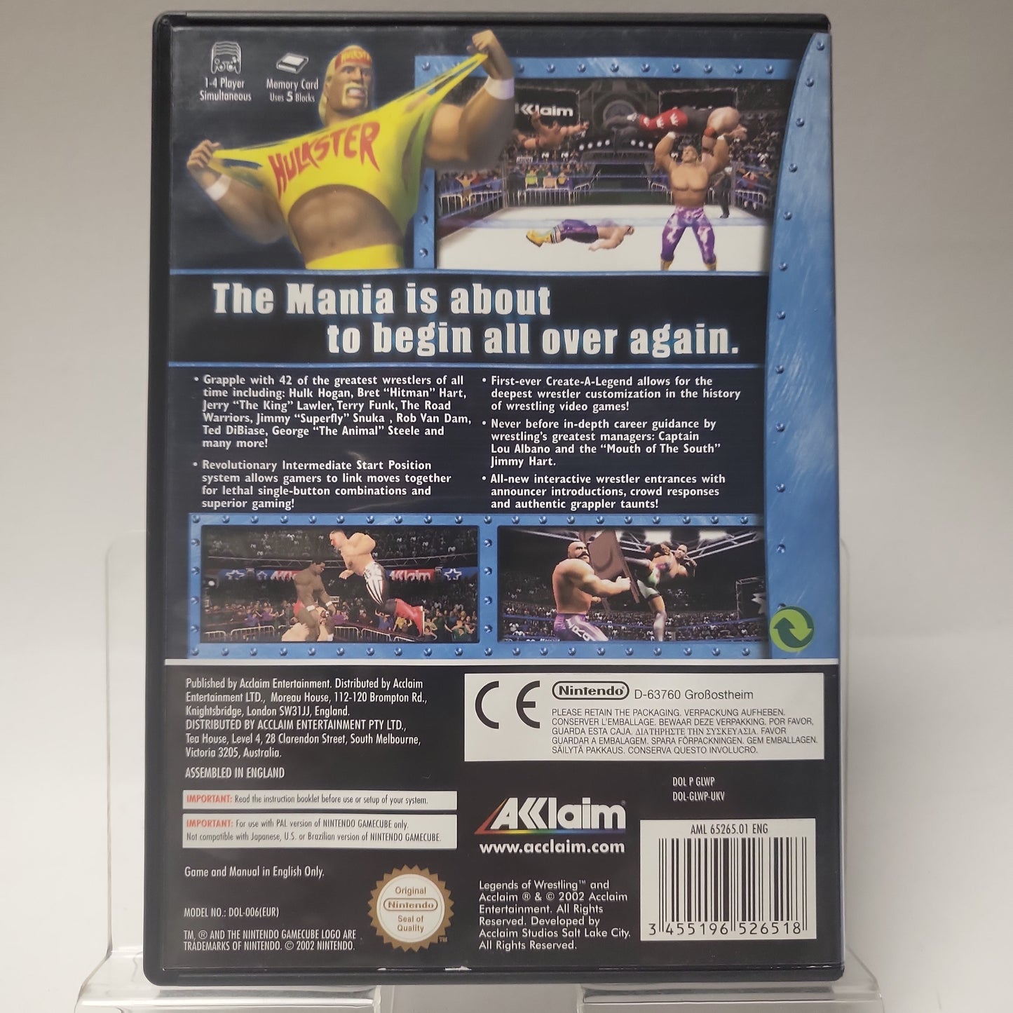 Legends of Wrestling Nintendo Gamecube