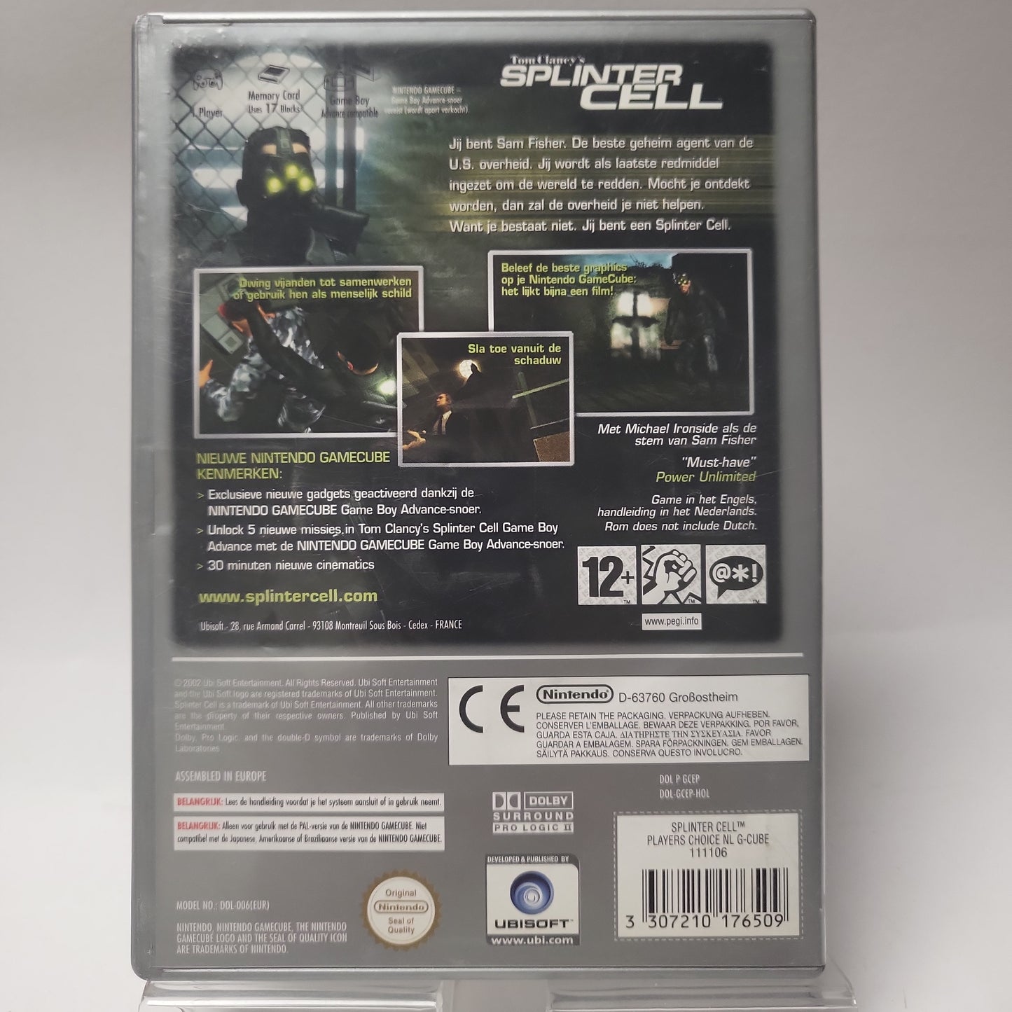 Tom Clancy's Splinter Cell (Players Choise) Nintendo Gamecube