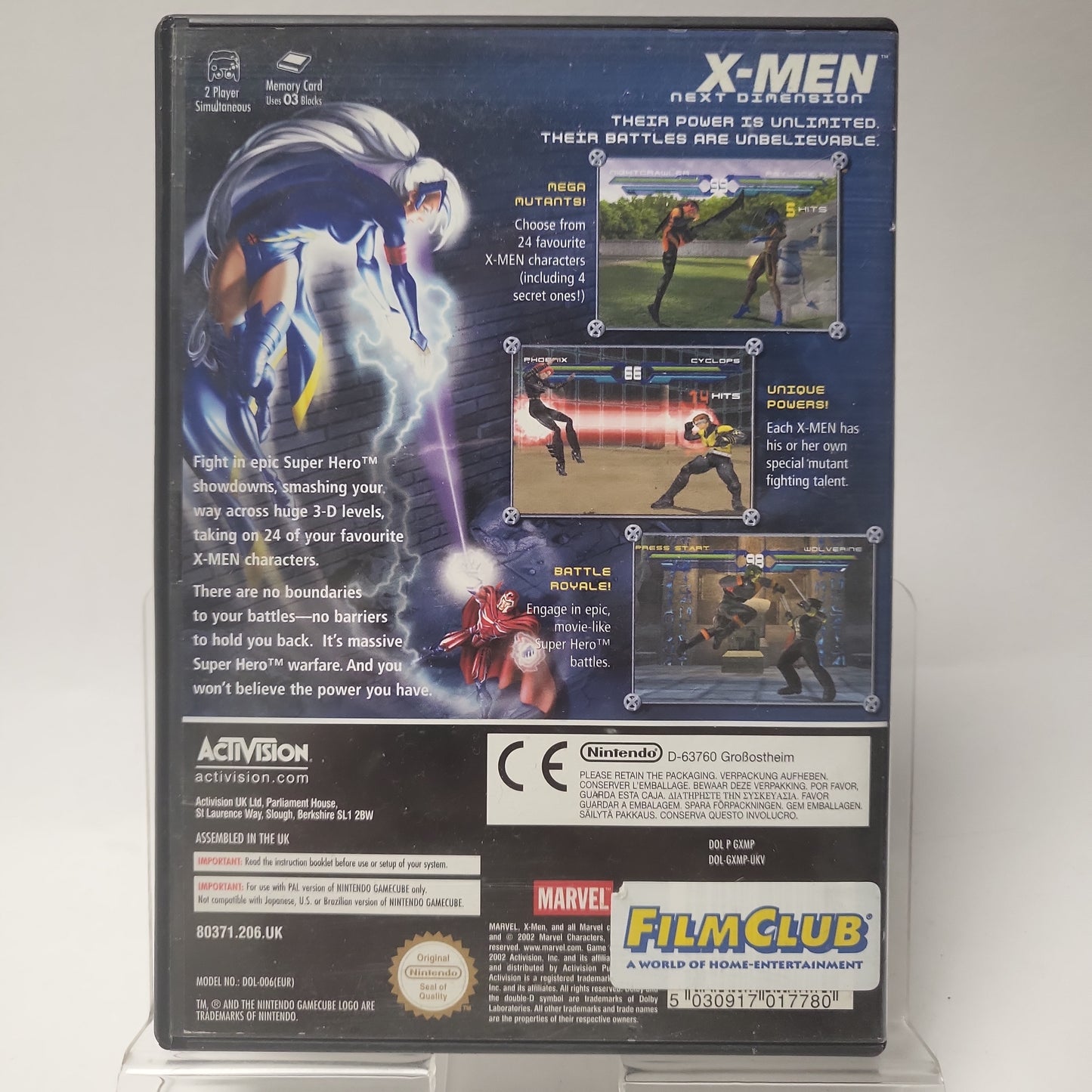 X-men Next Dimension Nintendo Gamecube