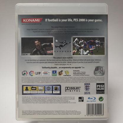 Pro Evolution Soccer 2008 (No Book) PlayStation 3