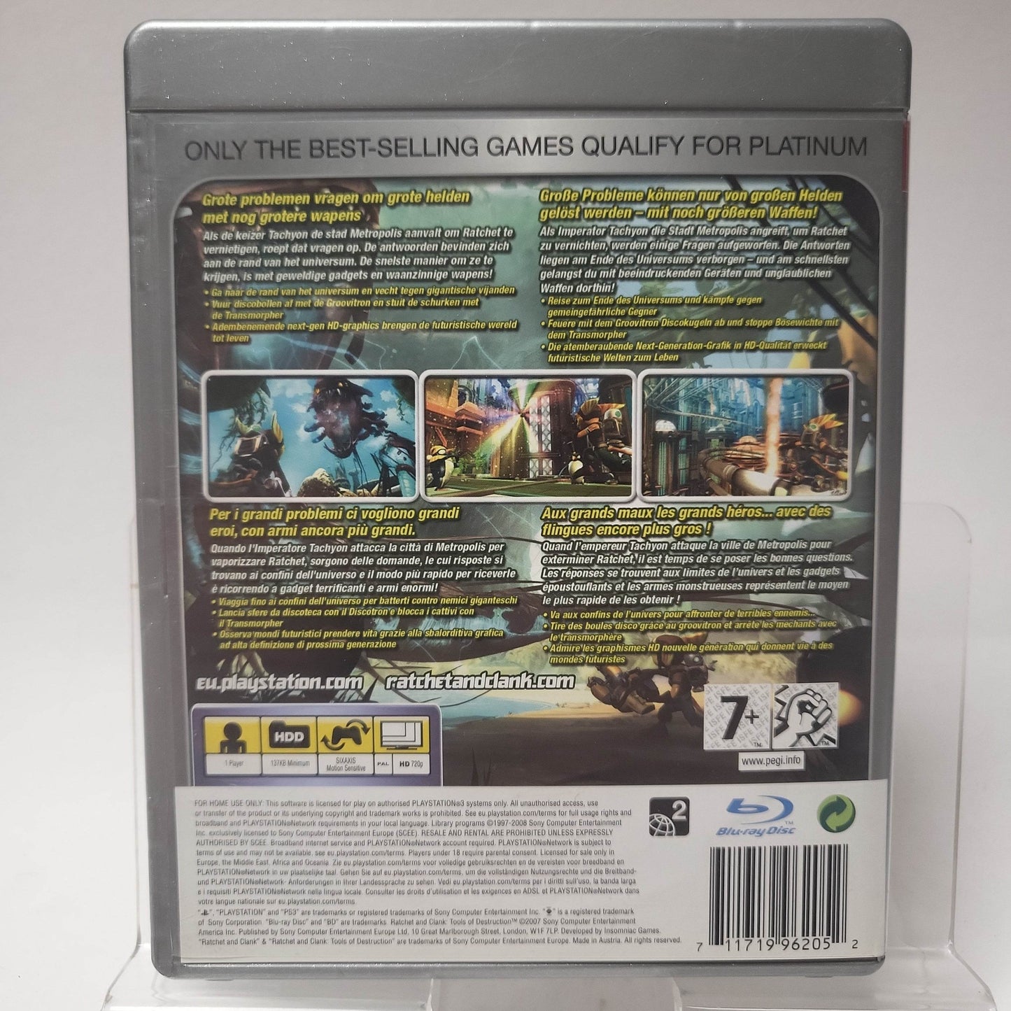 Ratchet & Clank Tools of Destruction Platinum PS3 - Feniks Gameshop