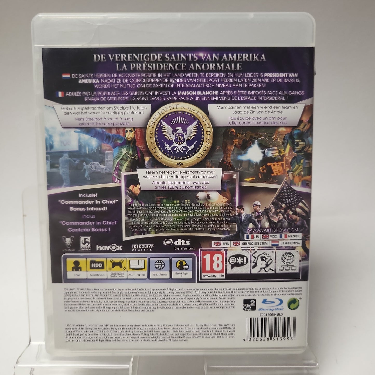 Saints Row IV Commander in Chief Edition Playstation 3