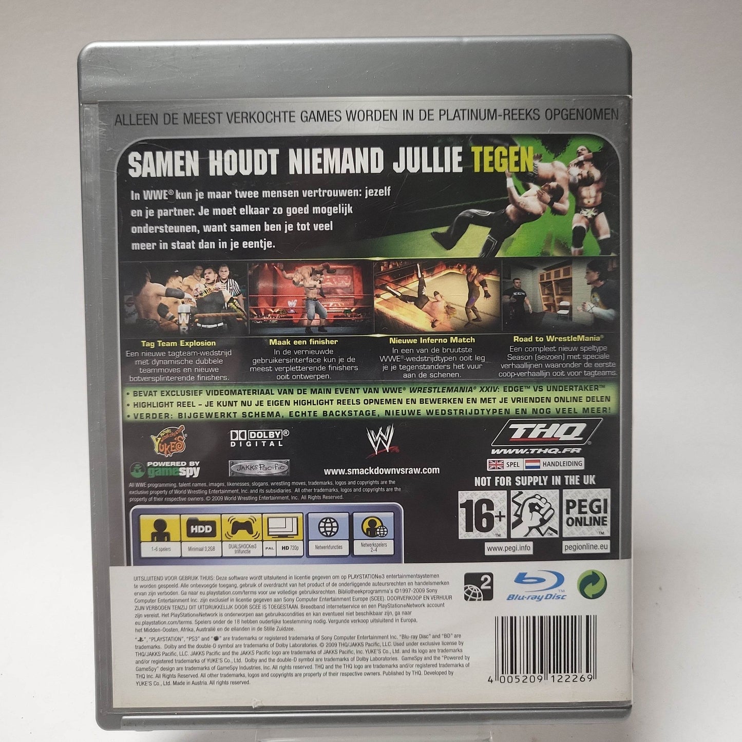 Smackdown vs Raw 2009 Platinum (No Book) PlayStation 3 - Feniks Gameshop