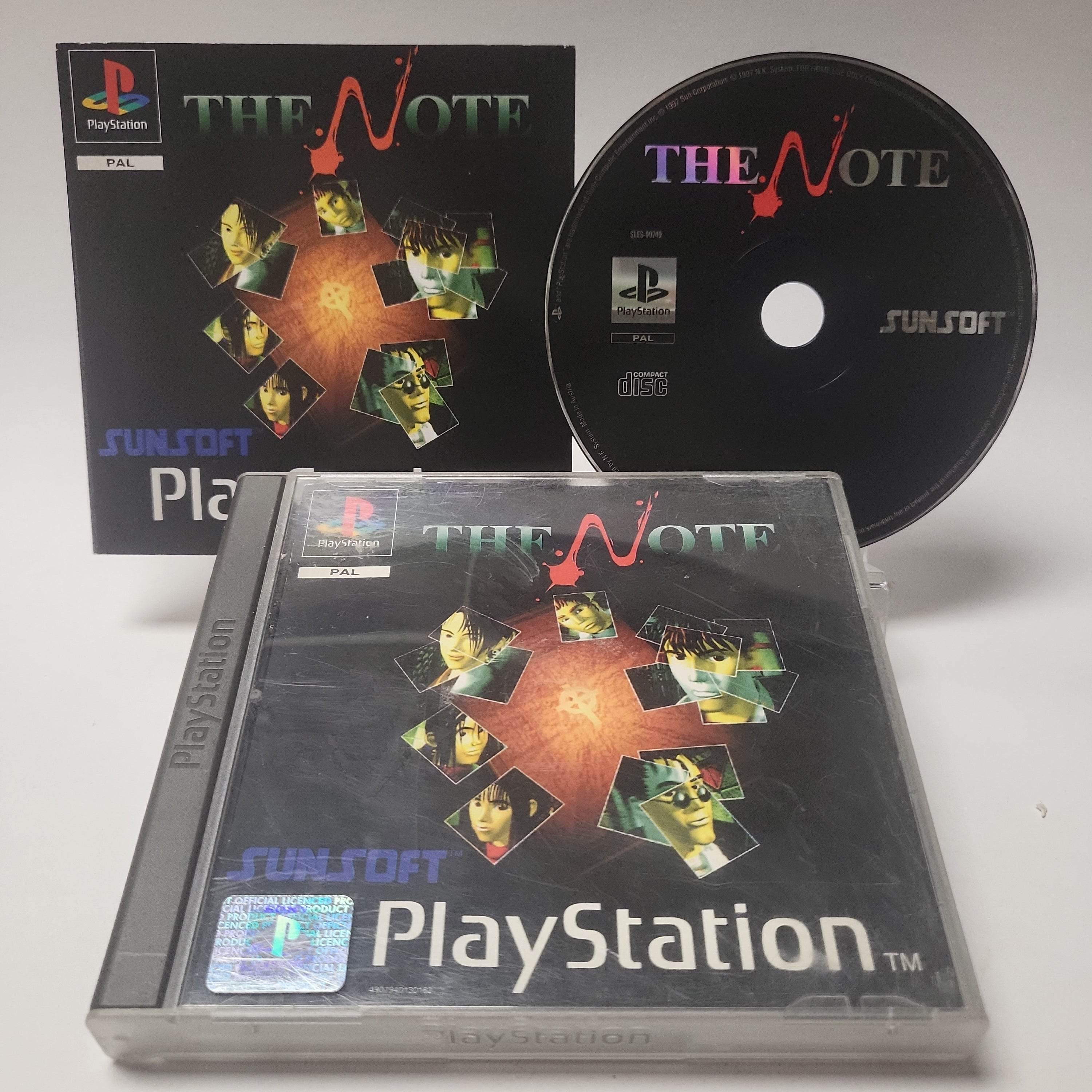 Note Playstation 1 – Feniks Gameshop