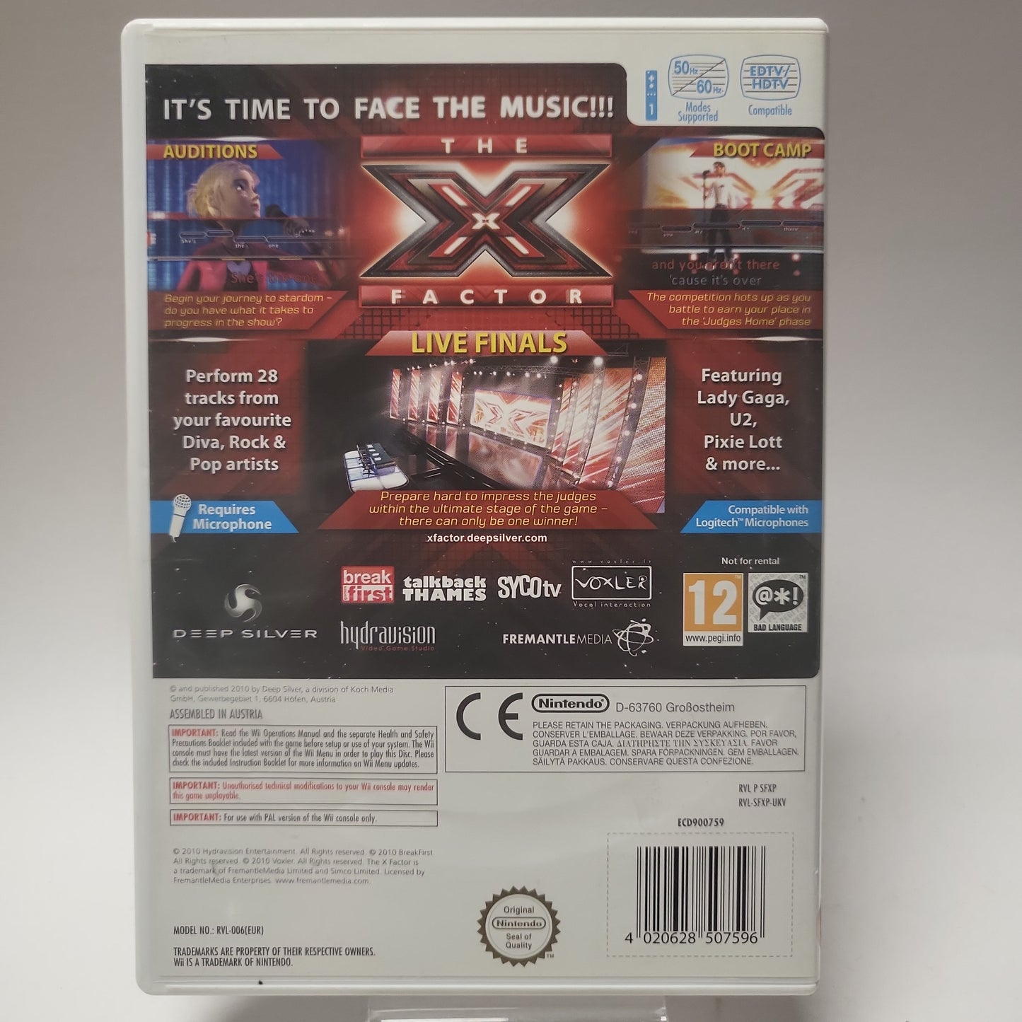 X Factor (No Book) Nintendo Wii