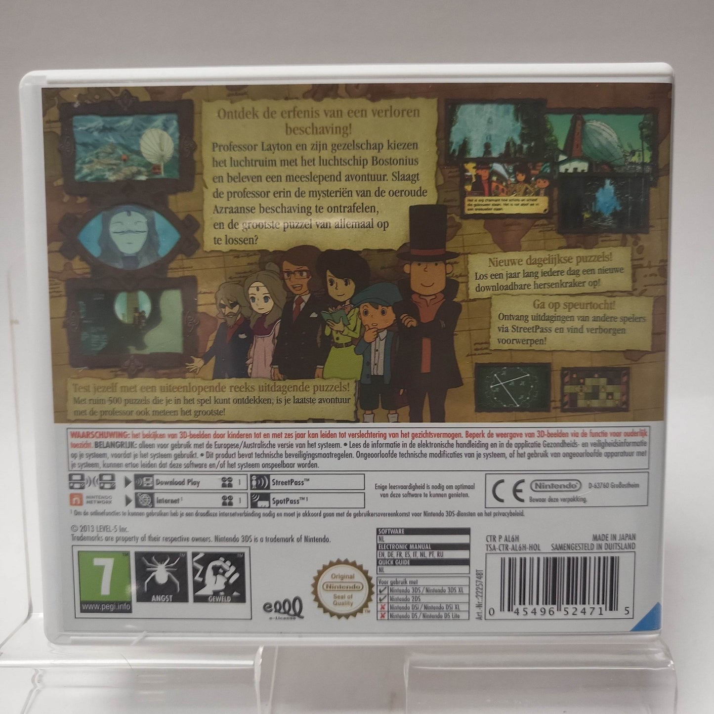 Professor Layton en de Erfenis van de Azran 3DS - Feniks Gameshop