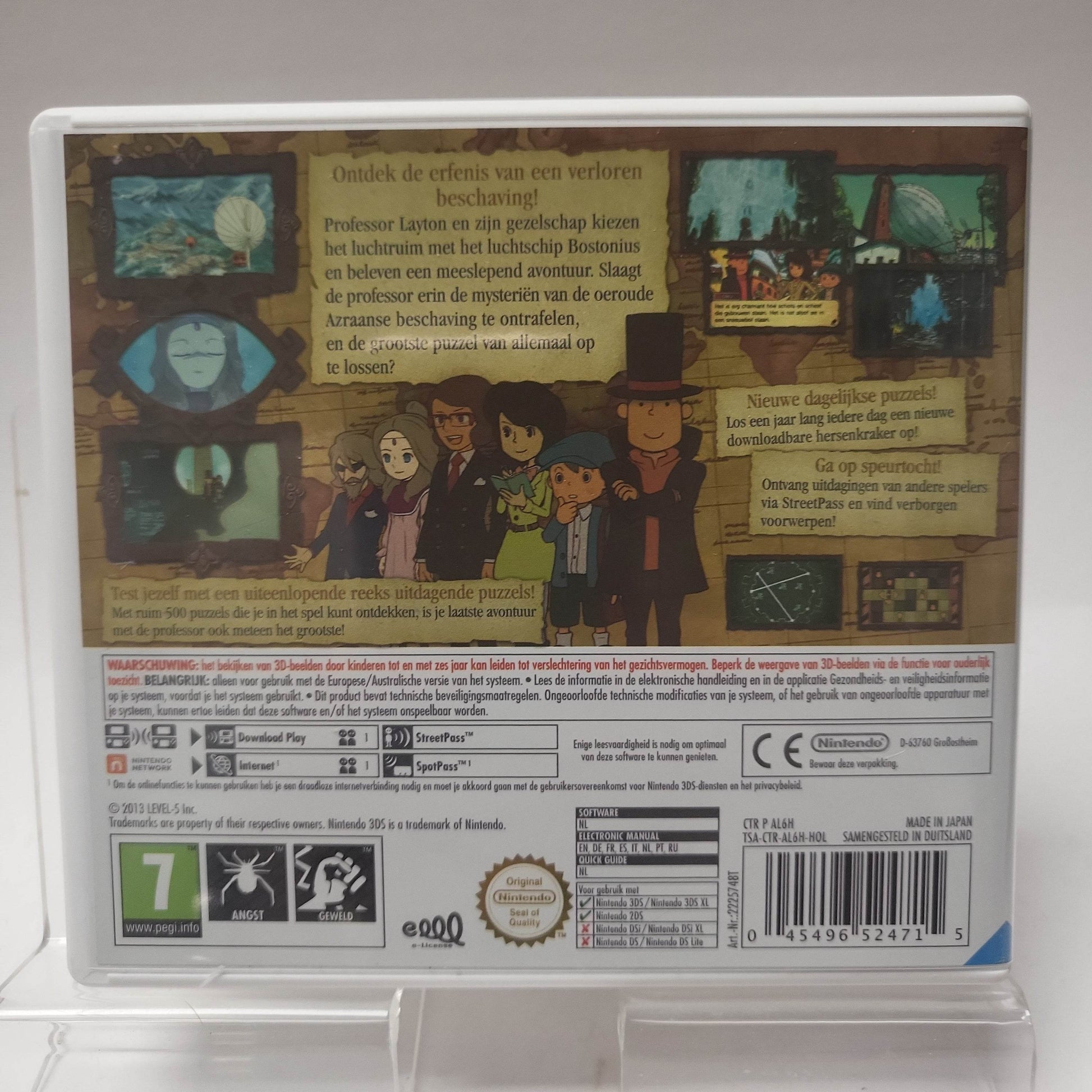 Professor Layton en de Erfenis van de Azran 3DS - Feniks Gameshop