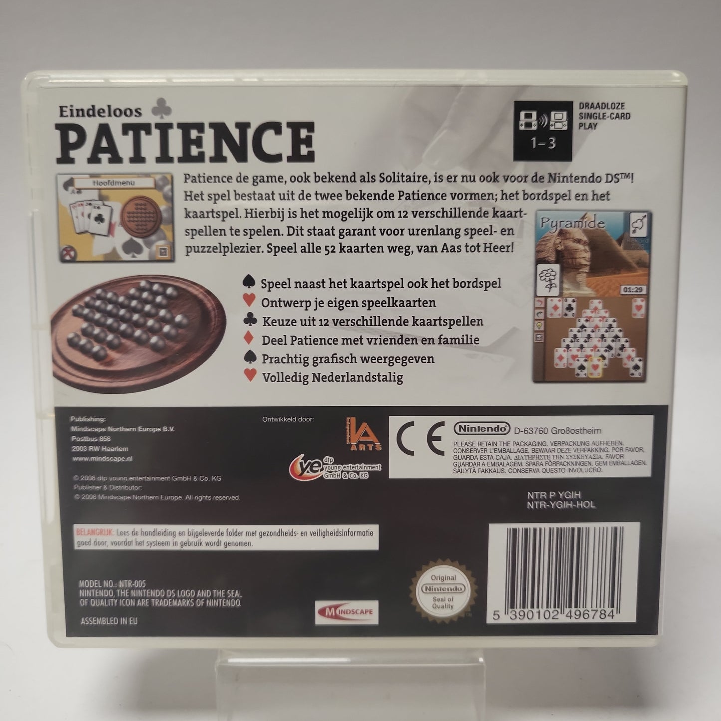 Eindeloos Patience (No Book) Nintendo DS