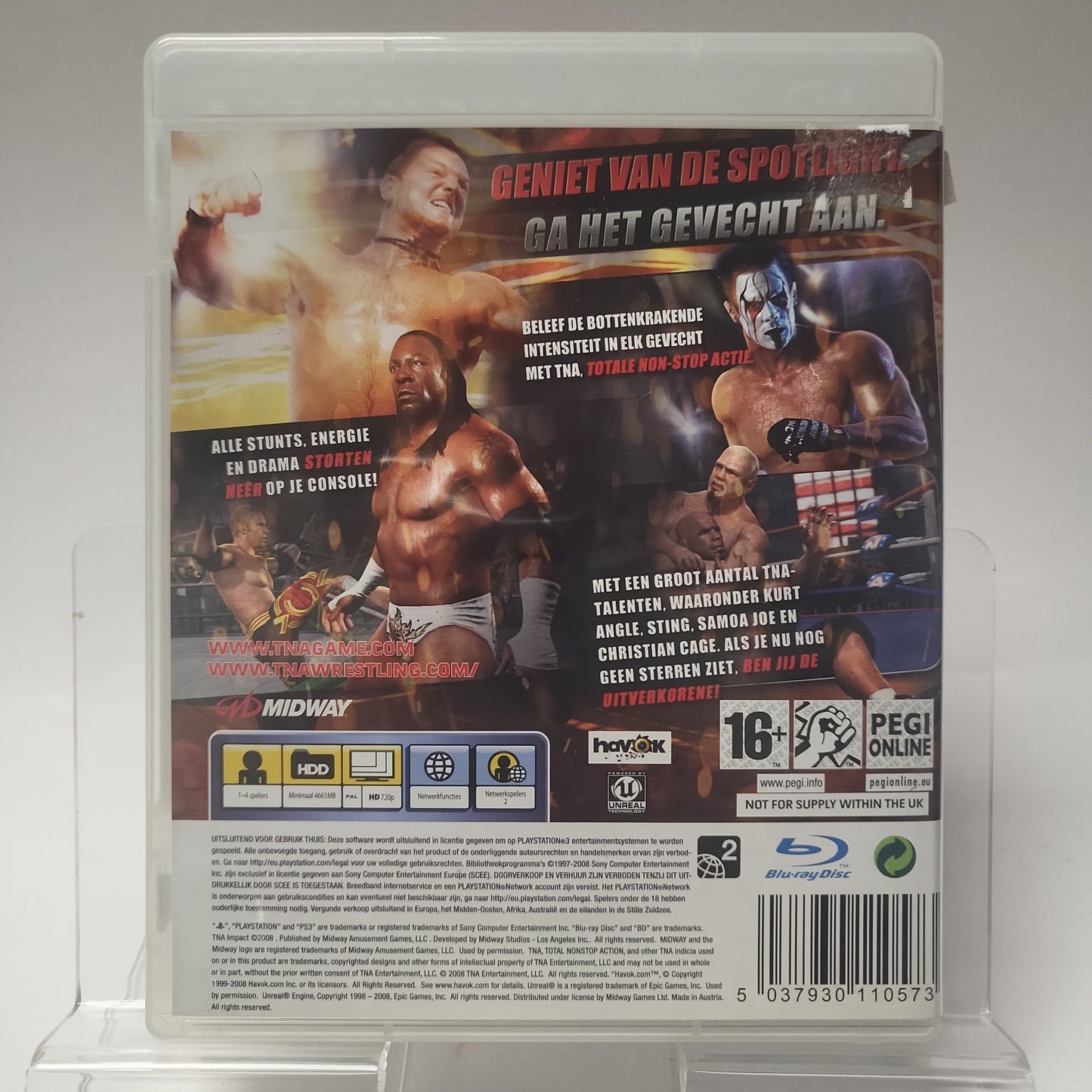 TNA Impact! Total Nonstop Action Wrestling Playstation 3