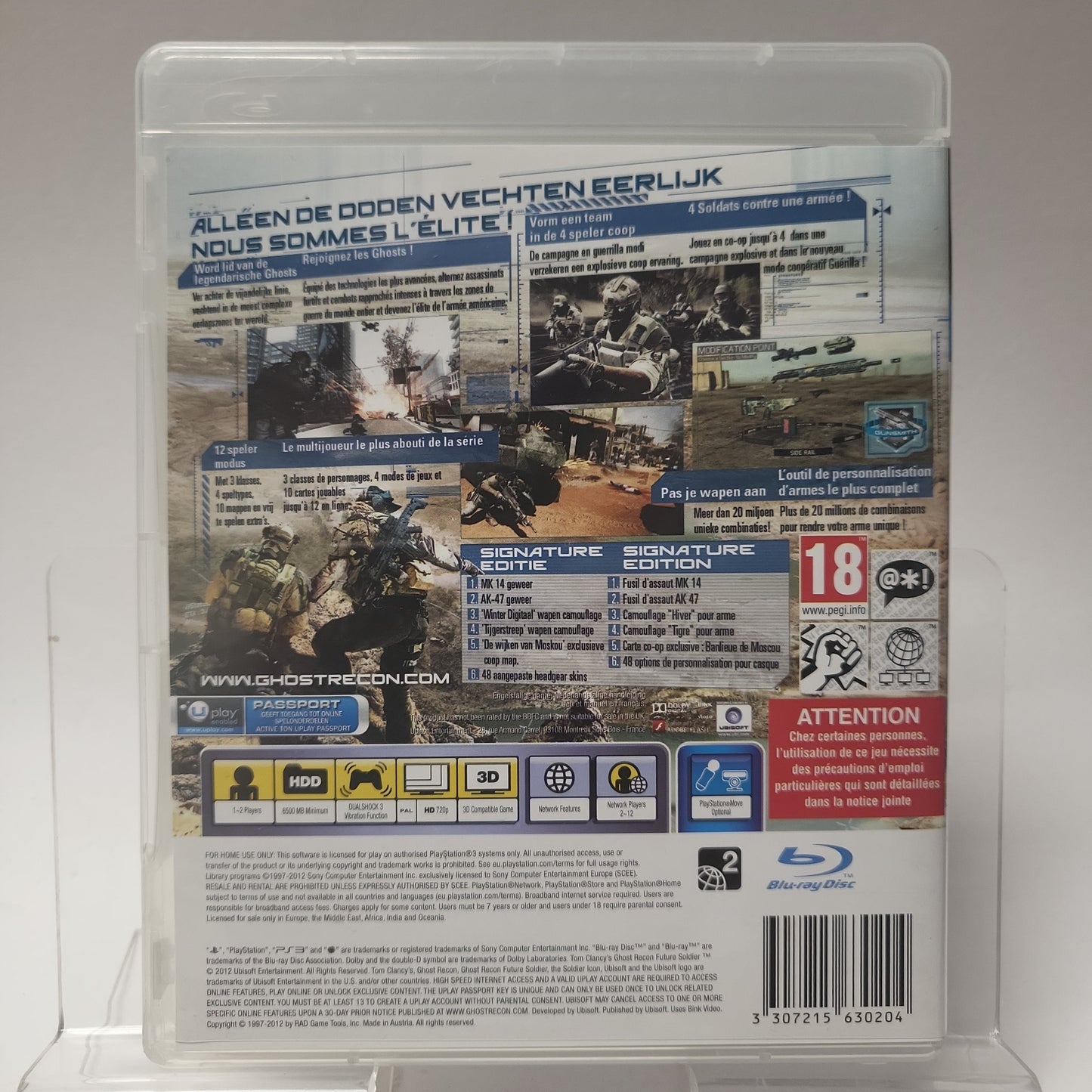 Tom Clancy's Ghost Recon Future Soldier Signature PS3