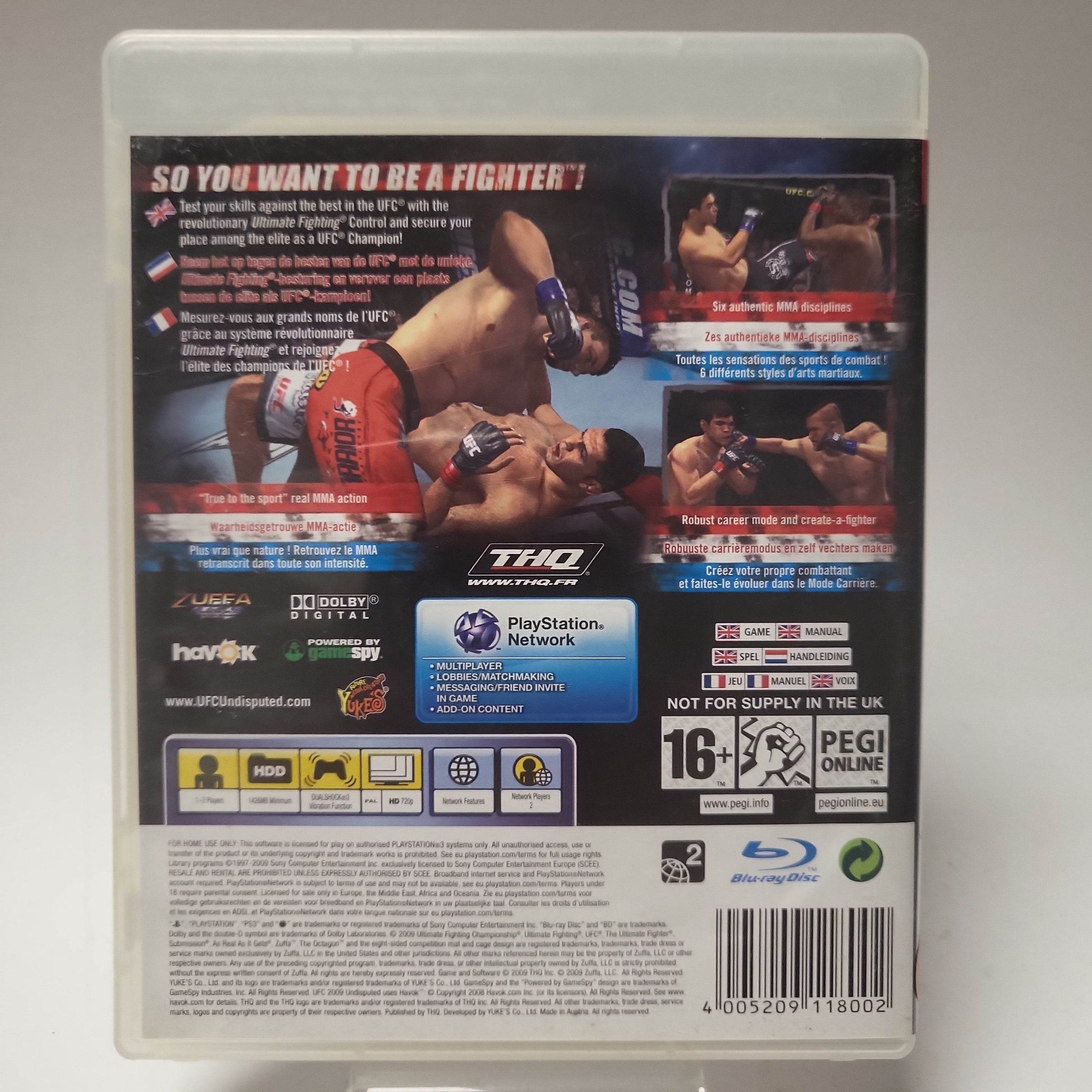 UFC Undisputed 2009 (No Book) PlayStation 3 - Feniks Gameshop