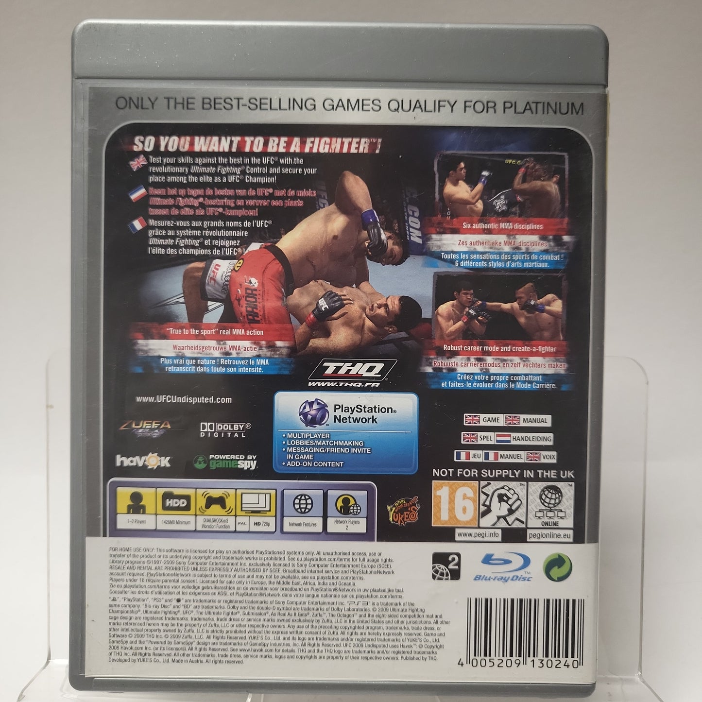 UFC Undisputed 2009 Platinum Edition Playstation 3