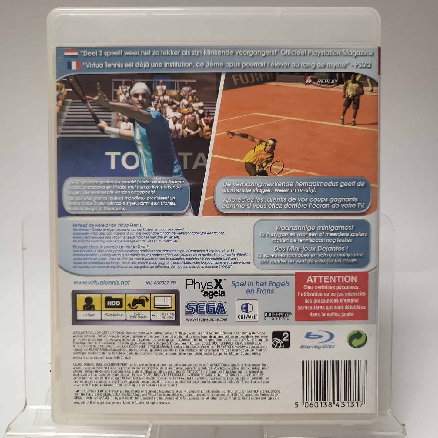 Virtua Tennis 3 Playstation 3