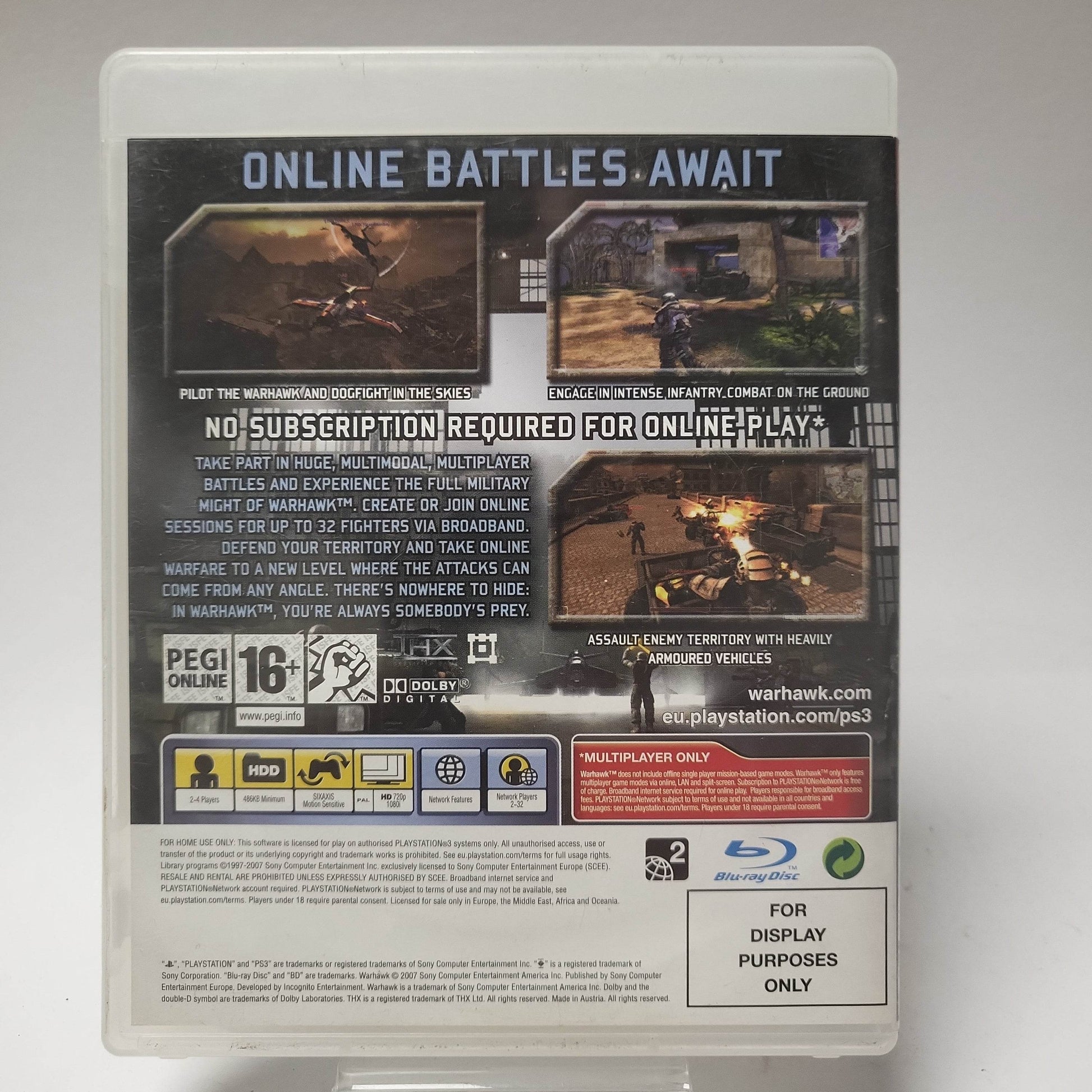 Warhawk Demo Disc Playstation 3 - Feniks Gameshop