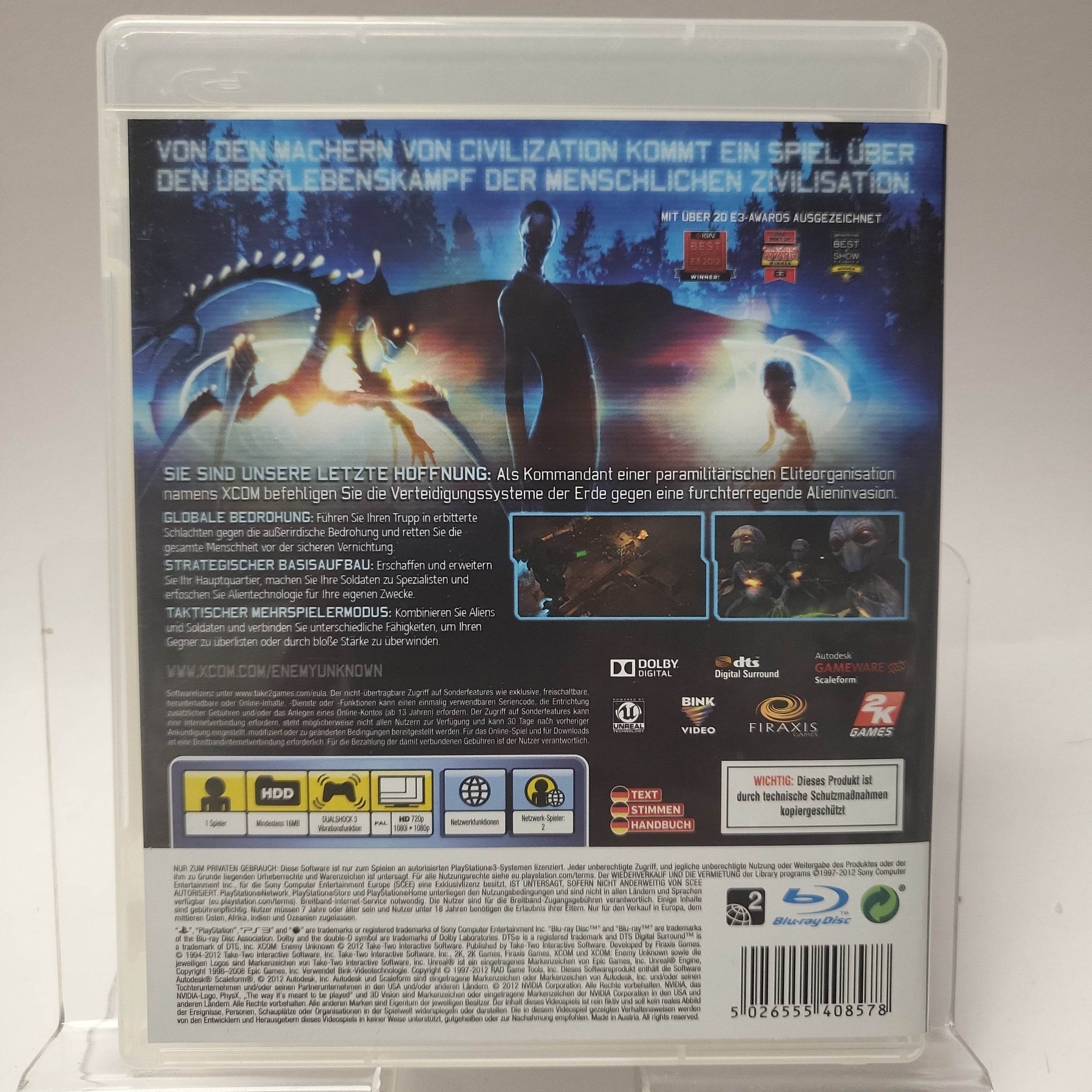 XCom Enemy Unkown Playstation 3 - Feniks Gameshop