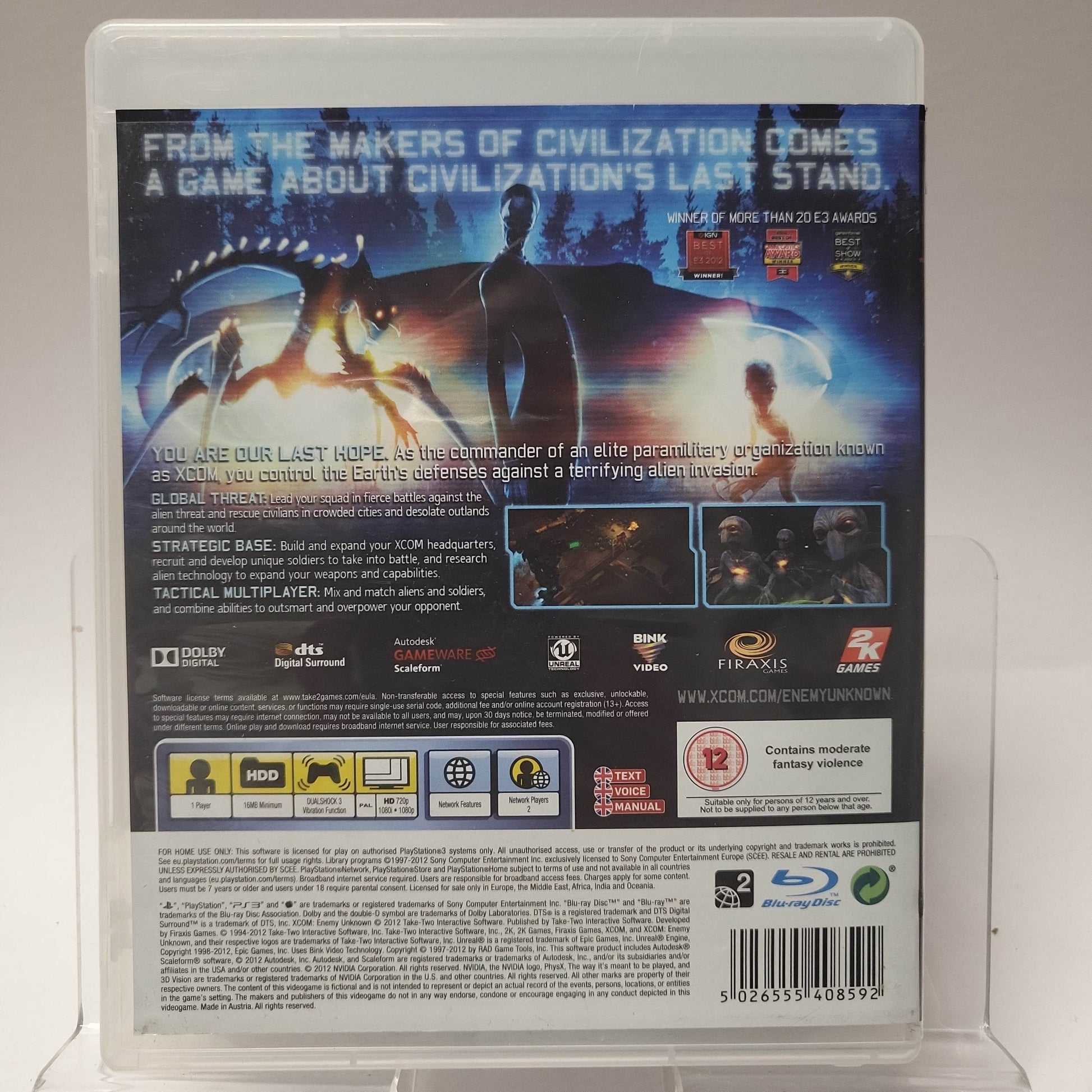 XCom Enemy Unkown Playstation 3 - Feniks Gameshop