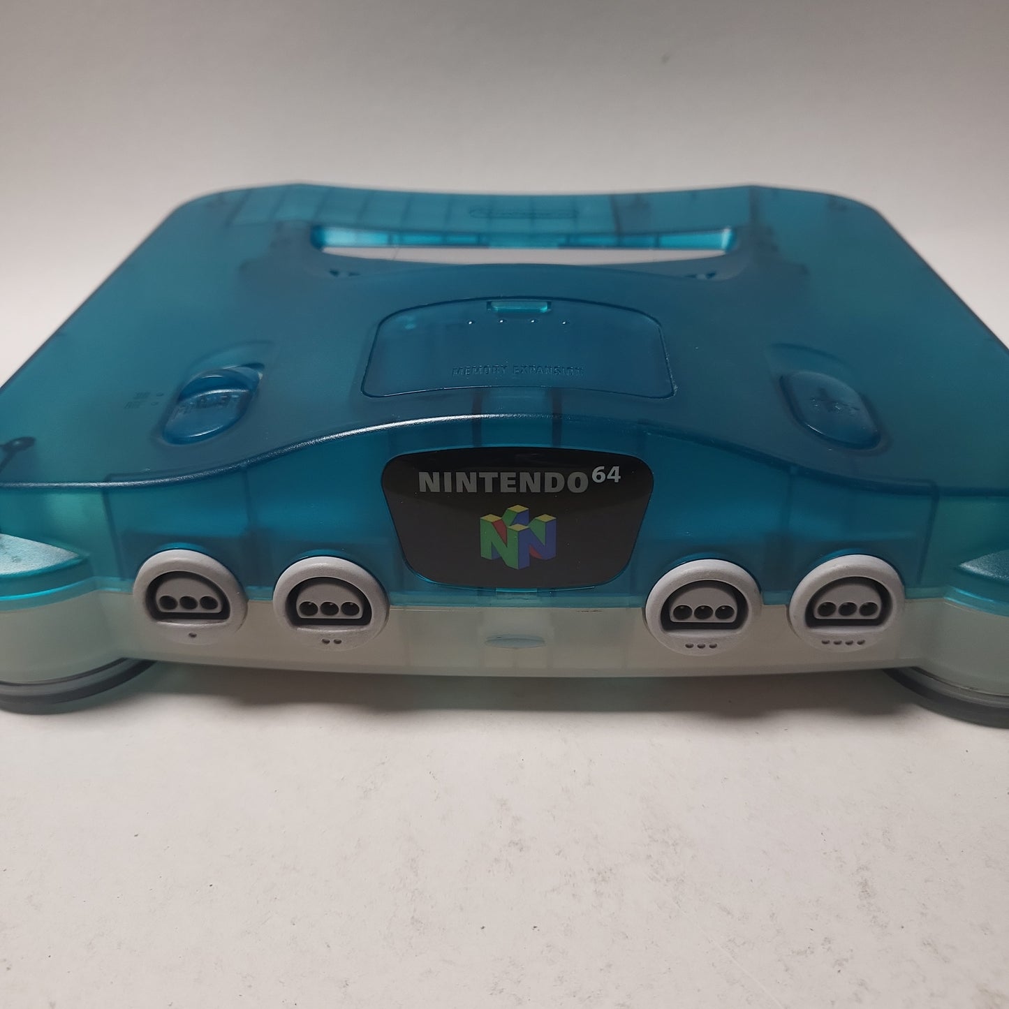 Clear Blue + Controller Nintendo 64