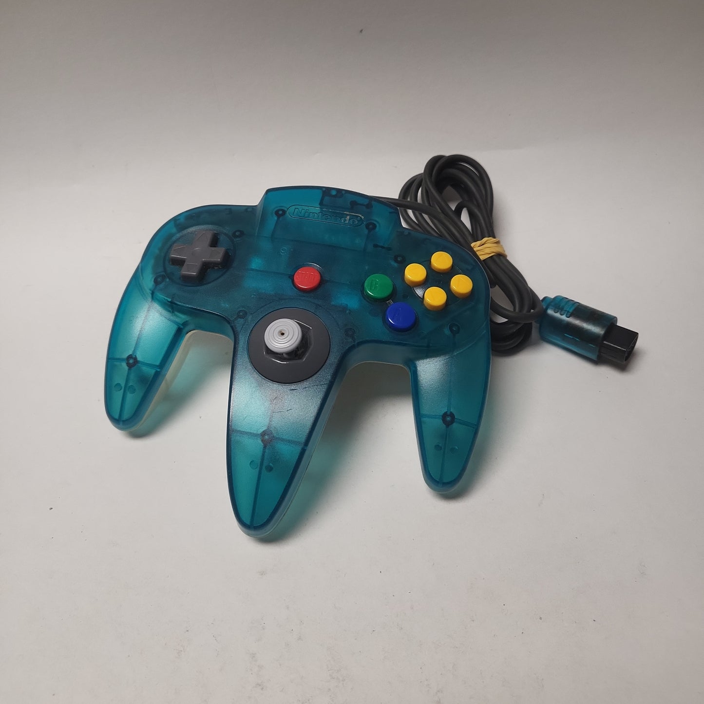 Clear Blue + Controller Nintendo 64