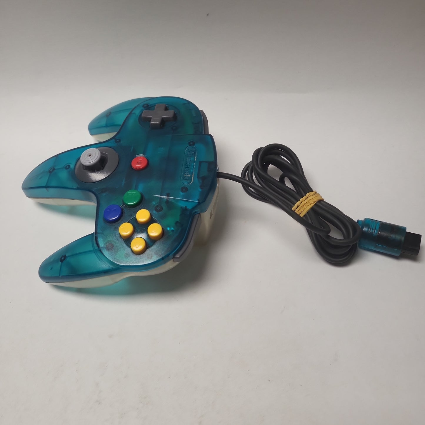 Clear Blue + Controller Nintendo 64